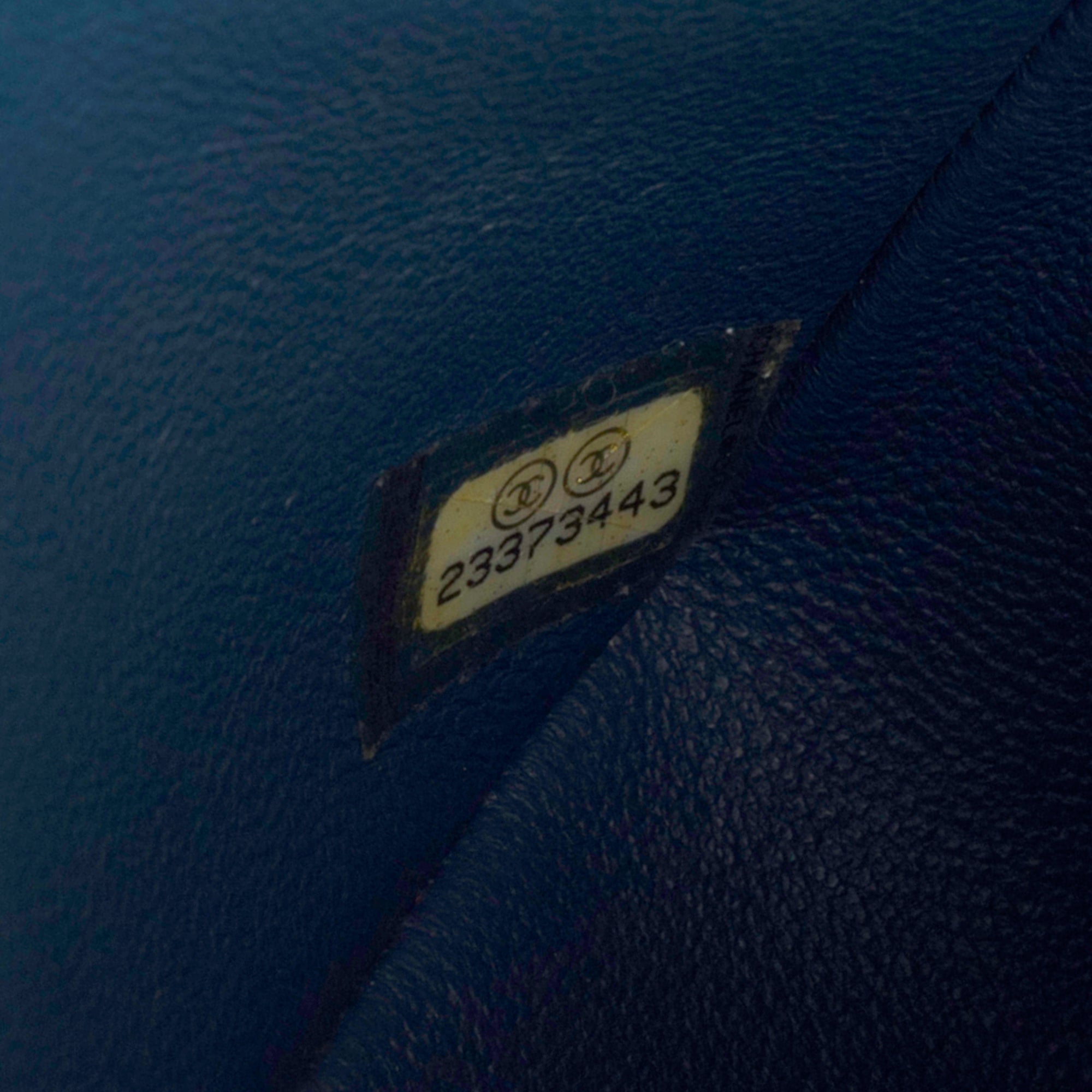 Sac CHANEL Timeless/Classique en Cuir Bleu - 103394