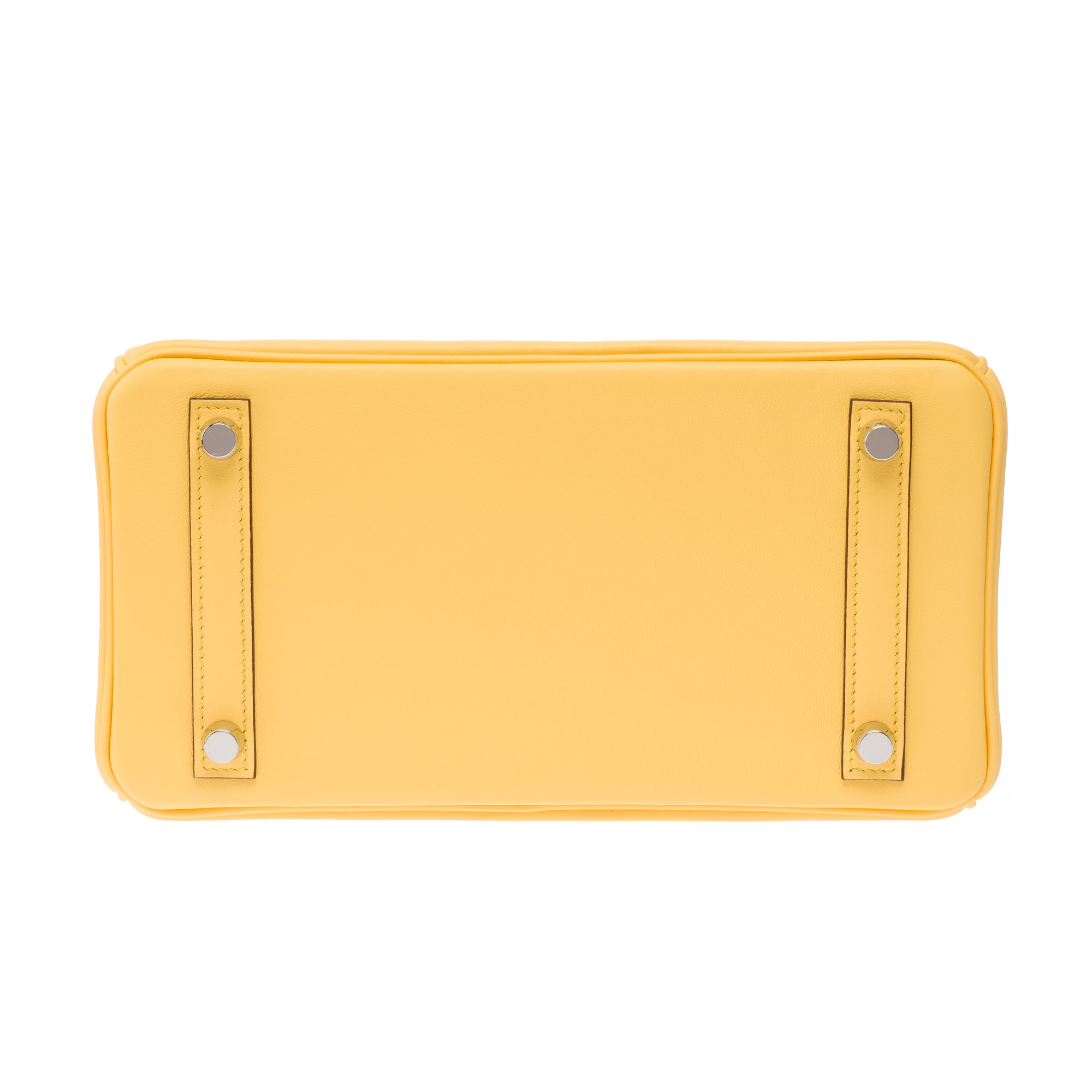 Sac HERMES Birkin 25 en Cuir Jaune - 103405