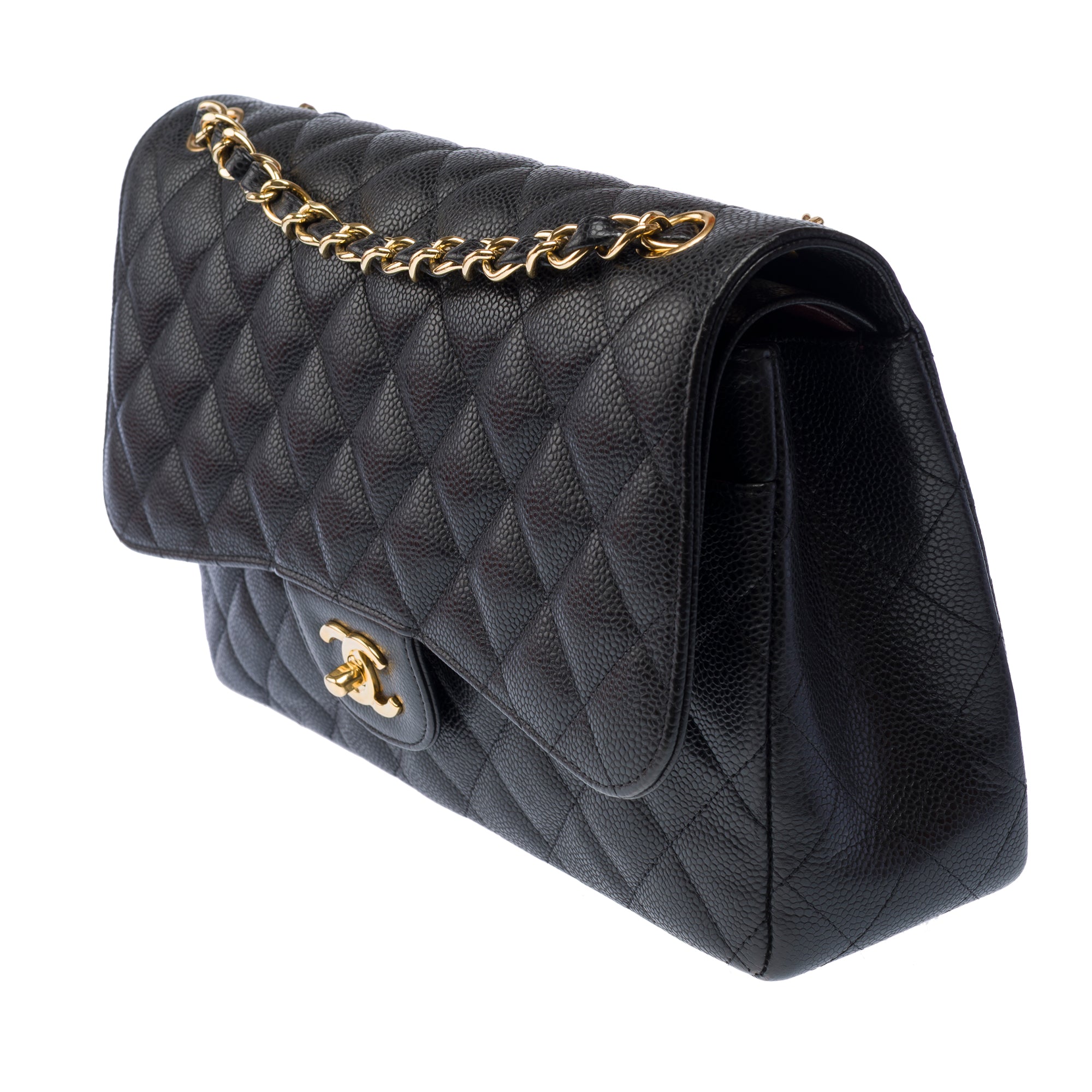 Sac CHANEL Timeless/Classique en Cuir Noir - 103396