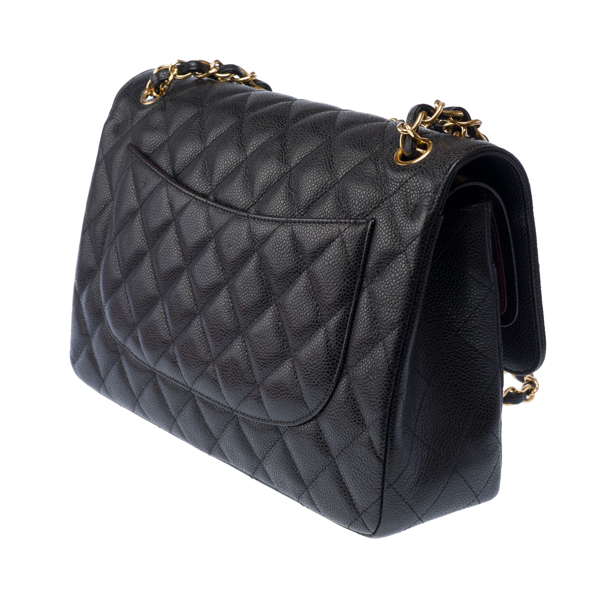 Sac CHANEL Timeless/Classique en Cuir Noir - 103396