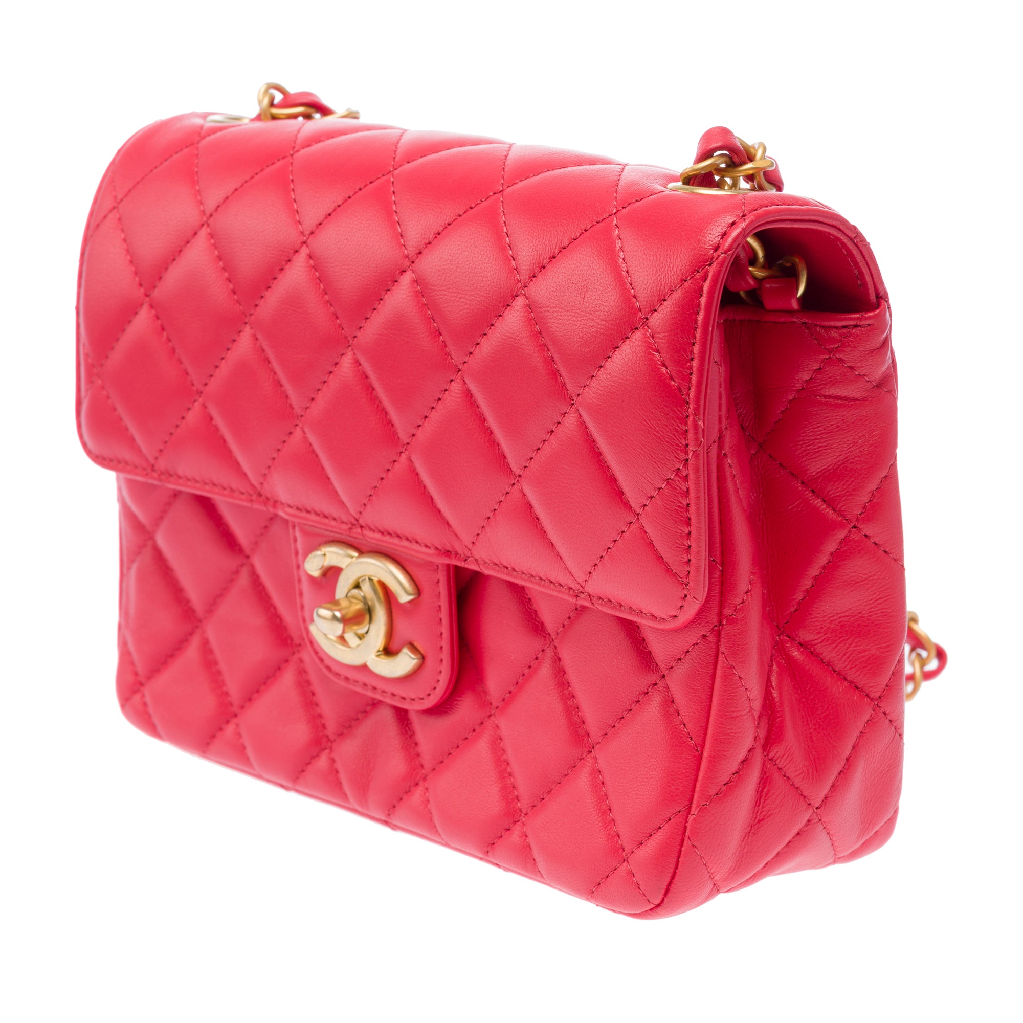 Sac CHANEL Timeless/Classique en Cuir Rose - 103408