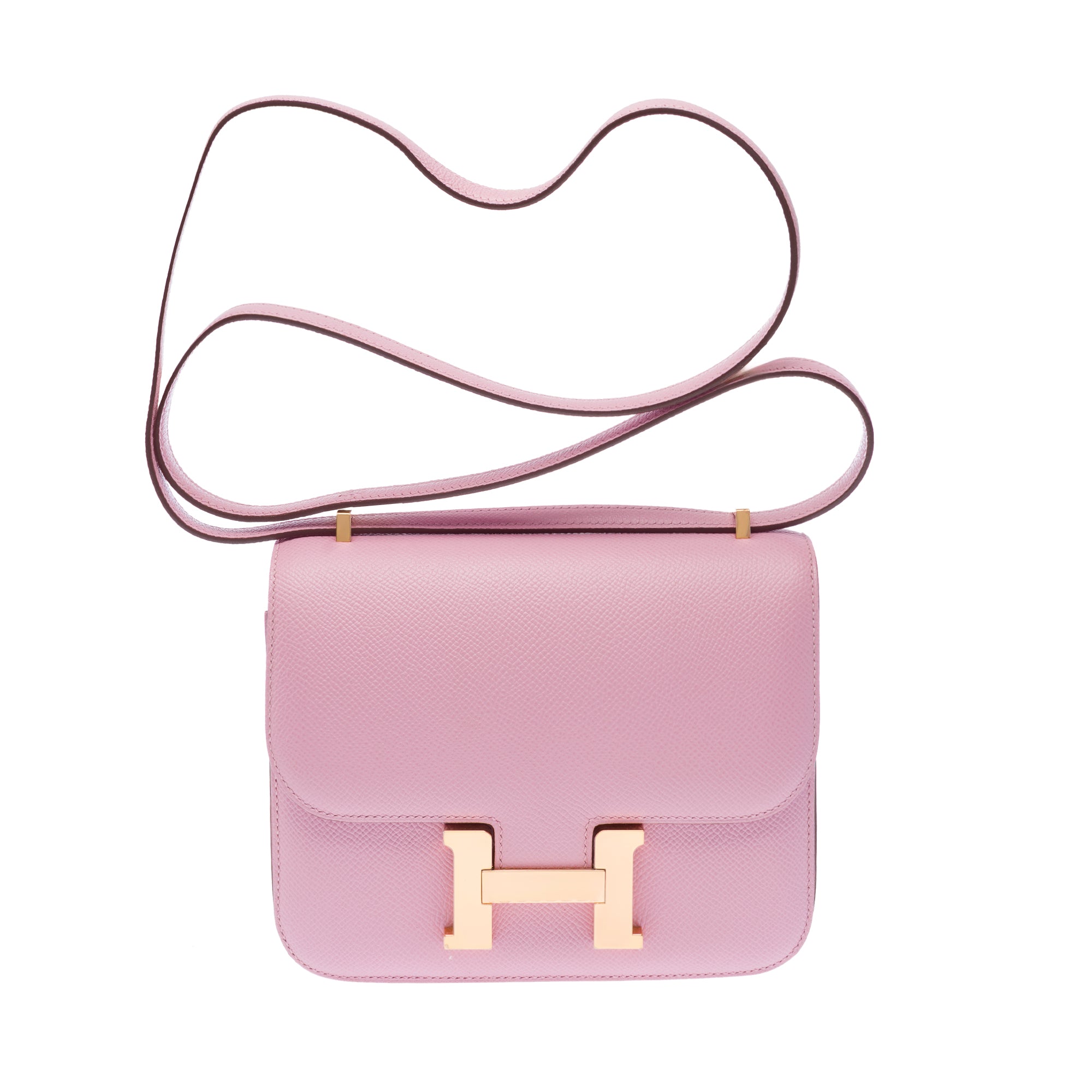 Sac HERMES Constance en Cuir Violet - 103409