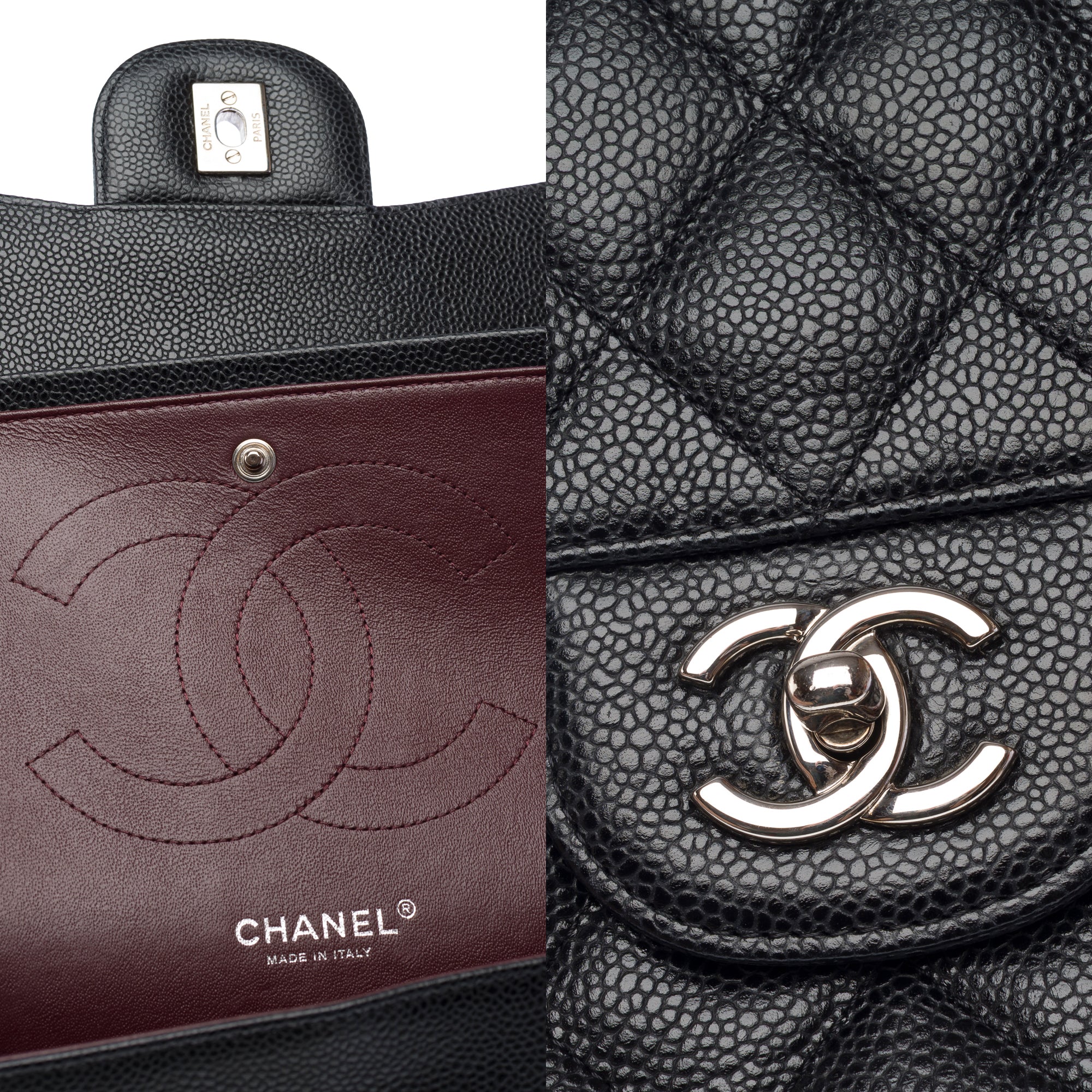 Sac CHANEL Timeless/Classique en Cuir Noir - 103416