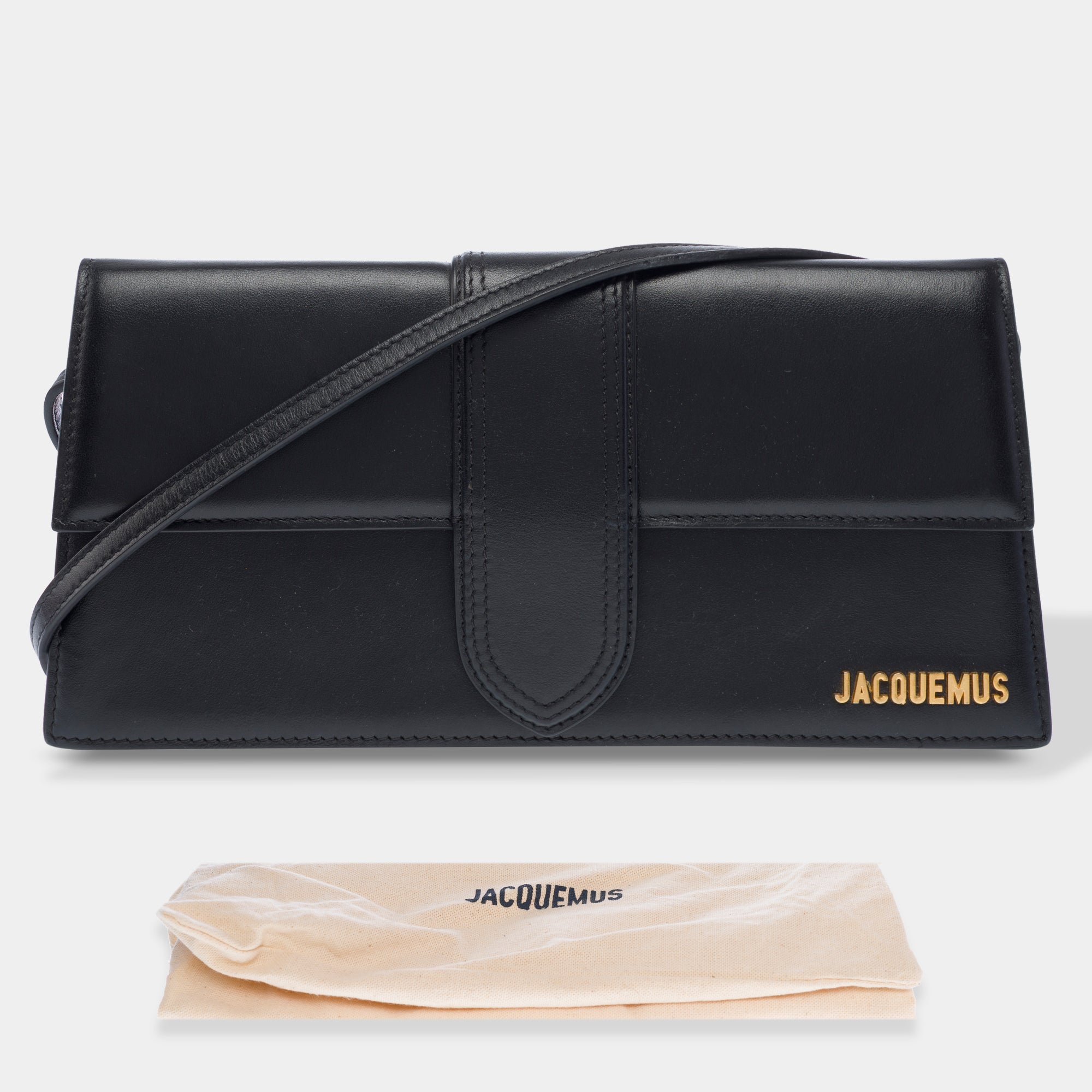 Sac JACQUEMUS Le Bambino en Cuir Noir - 103415