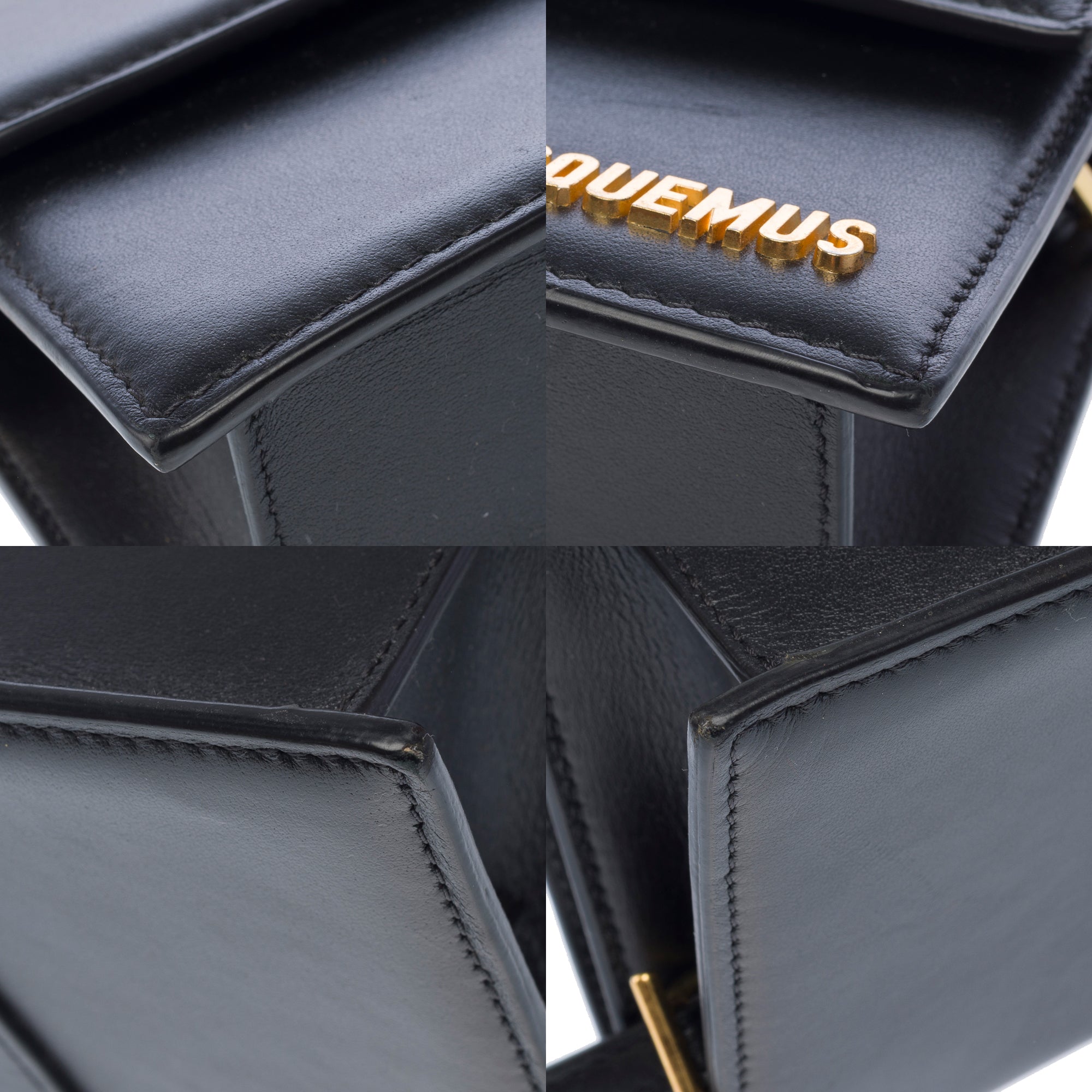 Sac JACQUEMUS Le Bambino en Cuir Noir - 103415