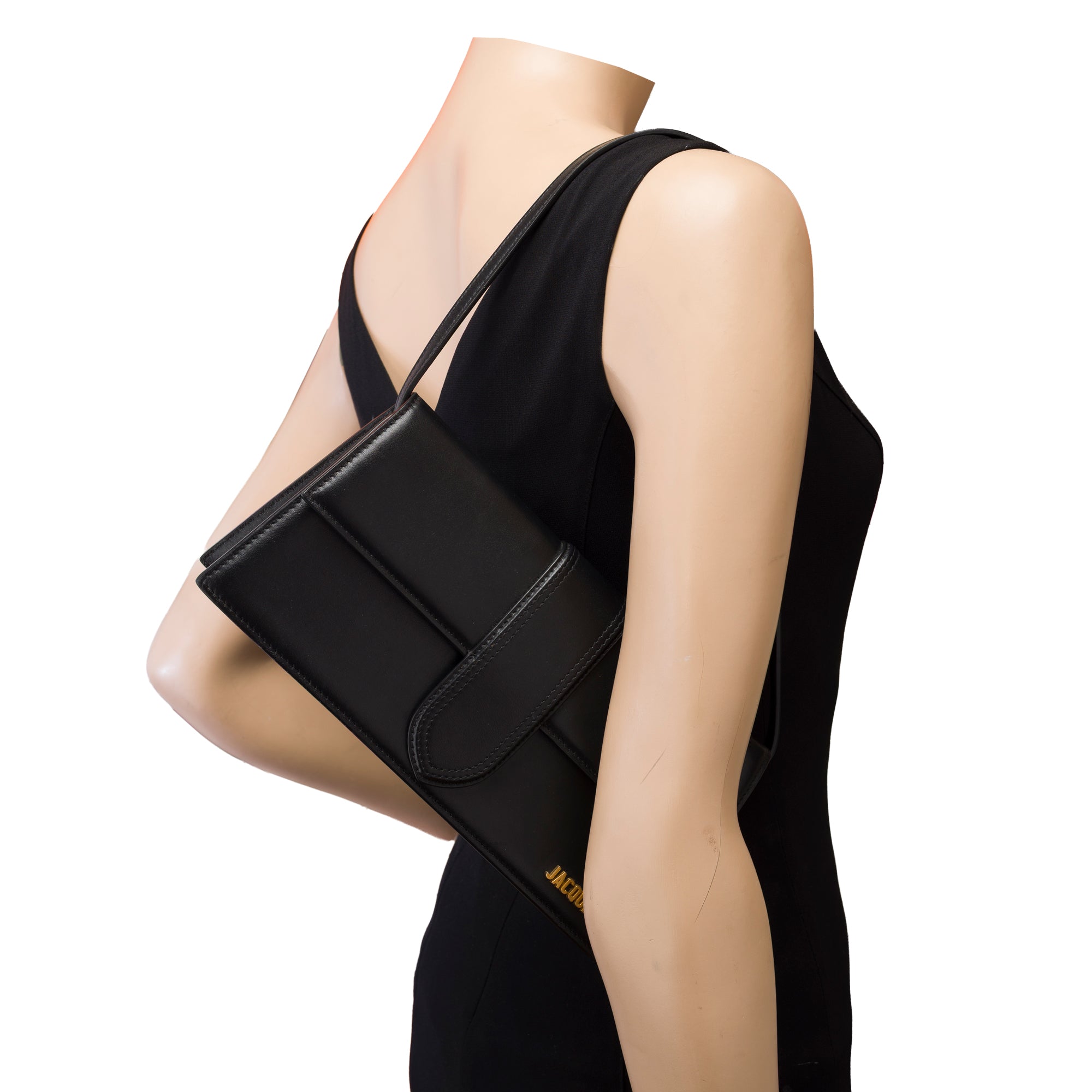 Sac JACQUEMUS Le Bambino en Cuir Noir - 103415
