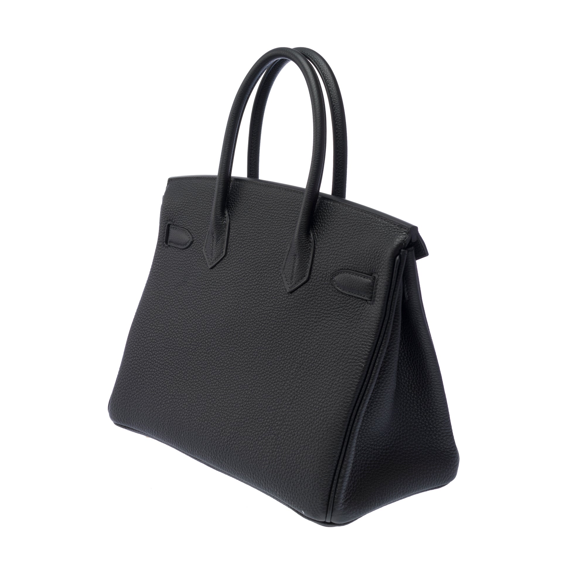 Sac HERMES Birkin 30 en Cuir Noir - 103328