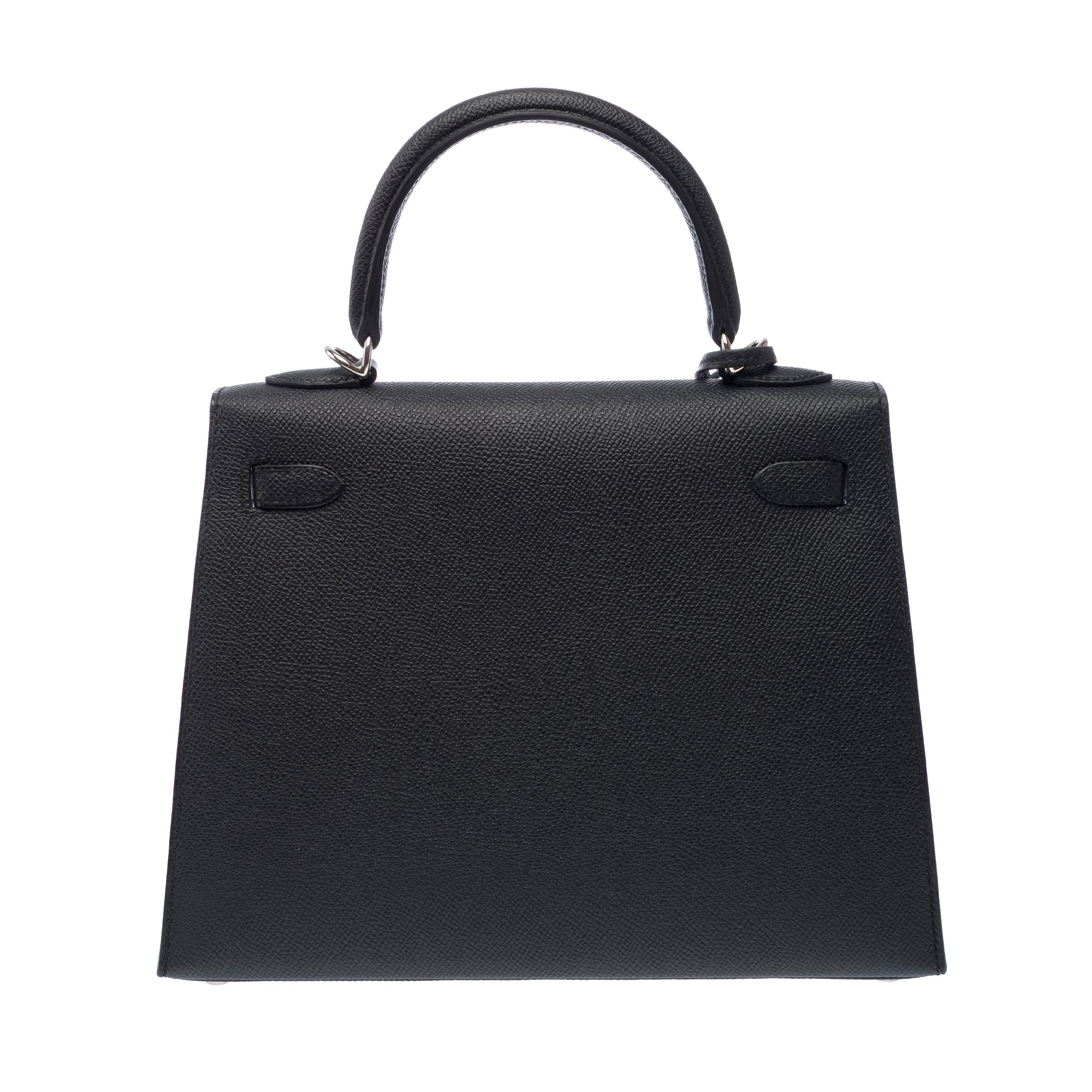 Sac HERMES Kelly 25 en Cuir Noir - 103380