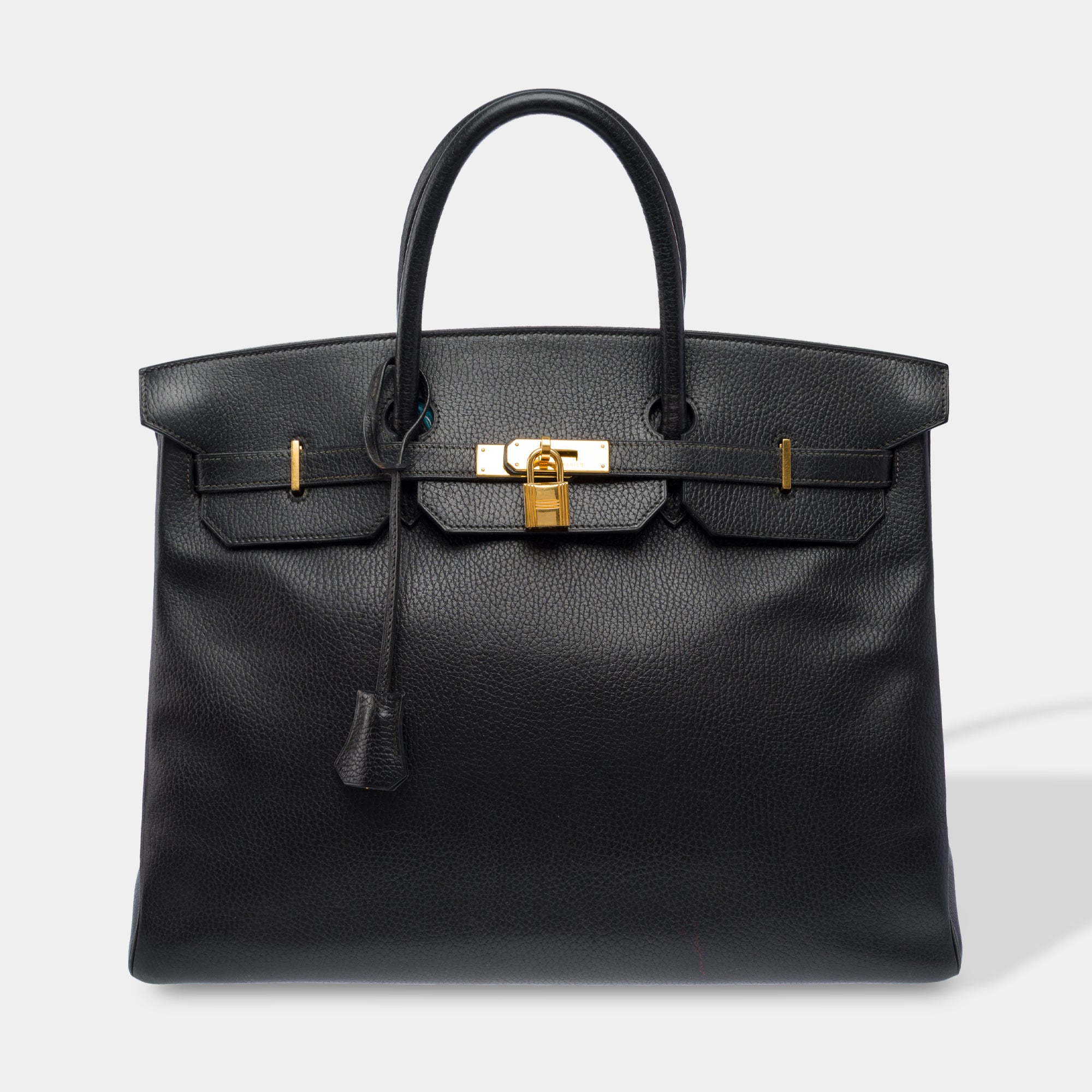Sac HERMES Birkin 40 en Cuir Noir - 103404