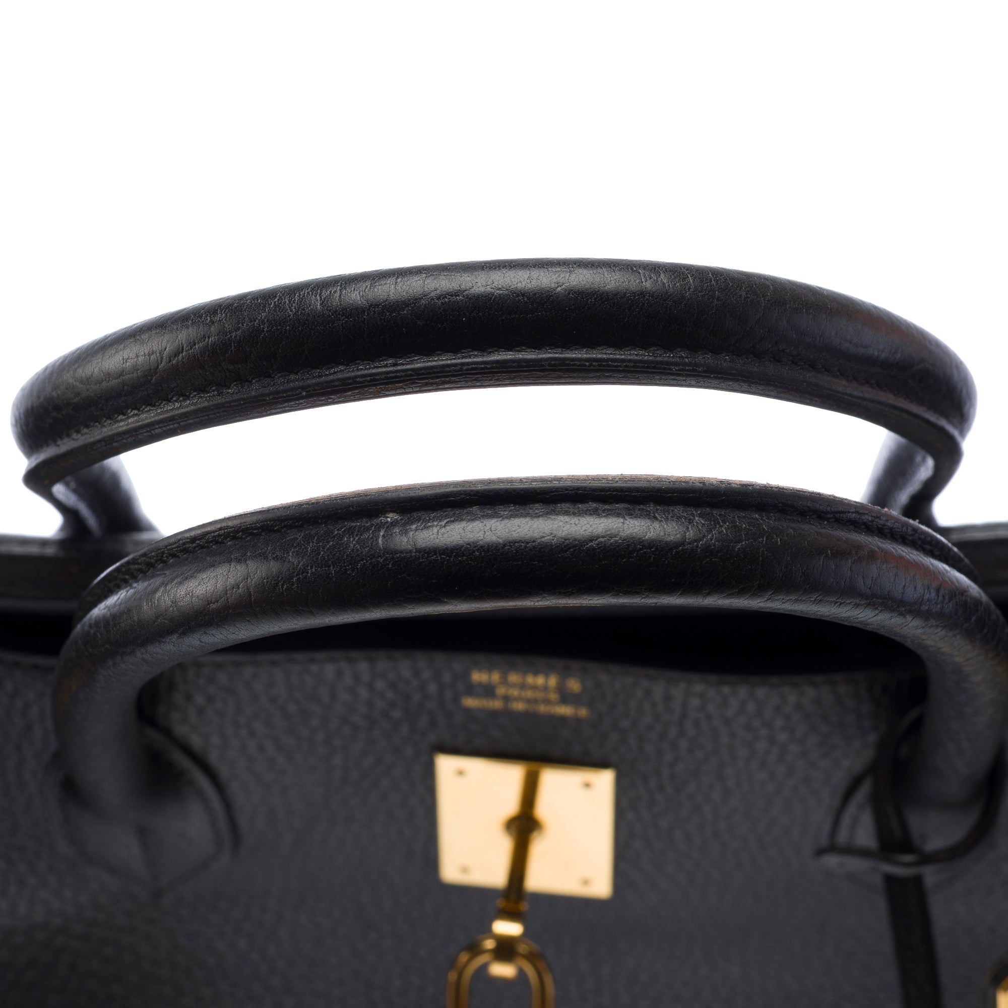 Sac HERMES Birkin 40 en Cuir Noir - 103404