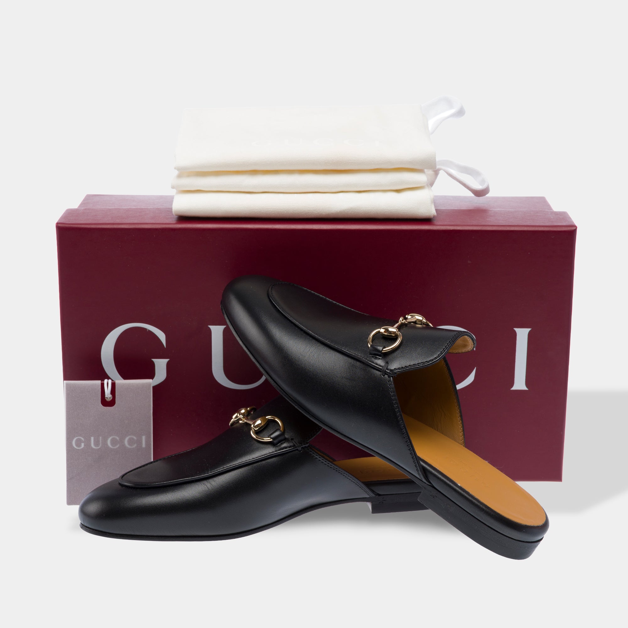 Chaussure GUCCI Princetown en Cuir Noir - 103414