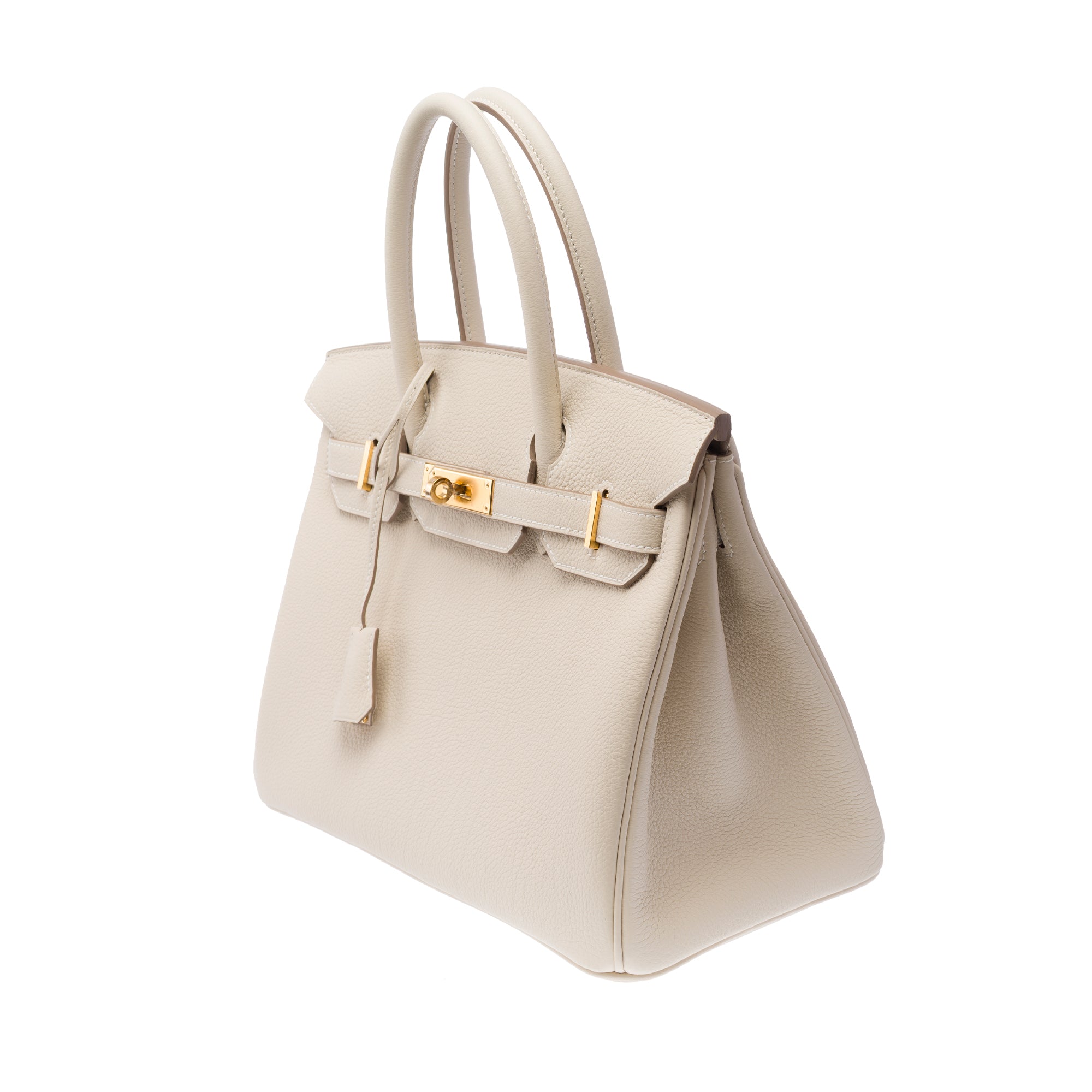 Sac HERMES Birkin 30 en Cuir Beige - 103381