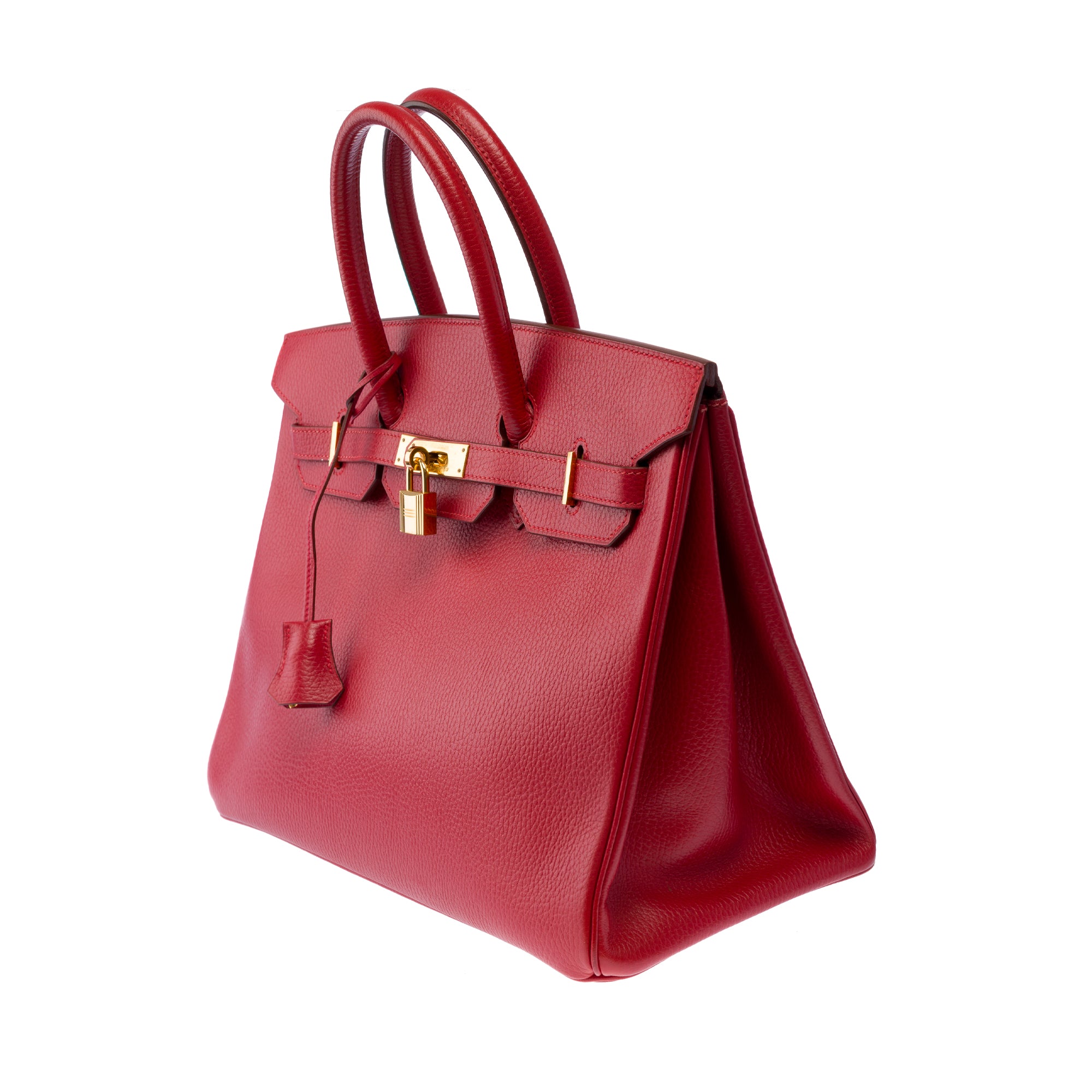 Sac HERMES Birkin 35 en Cuir Rouge - 103417