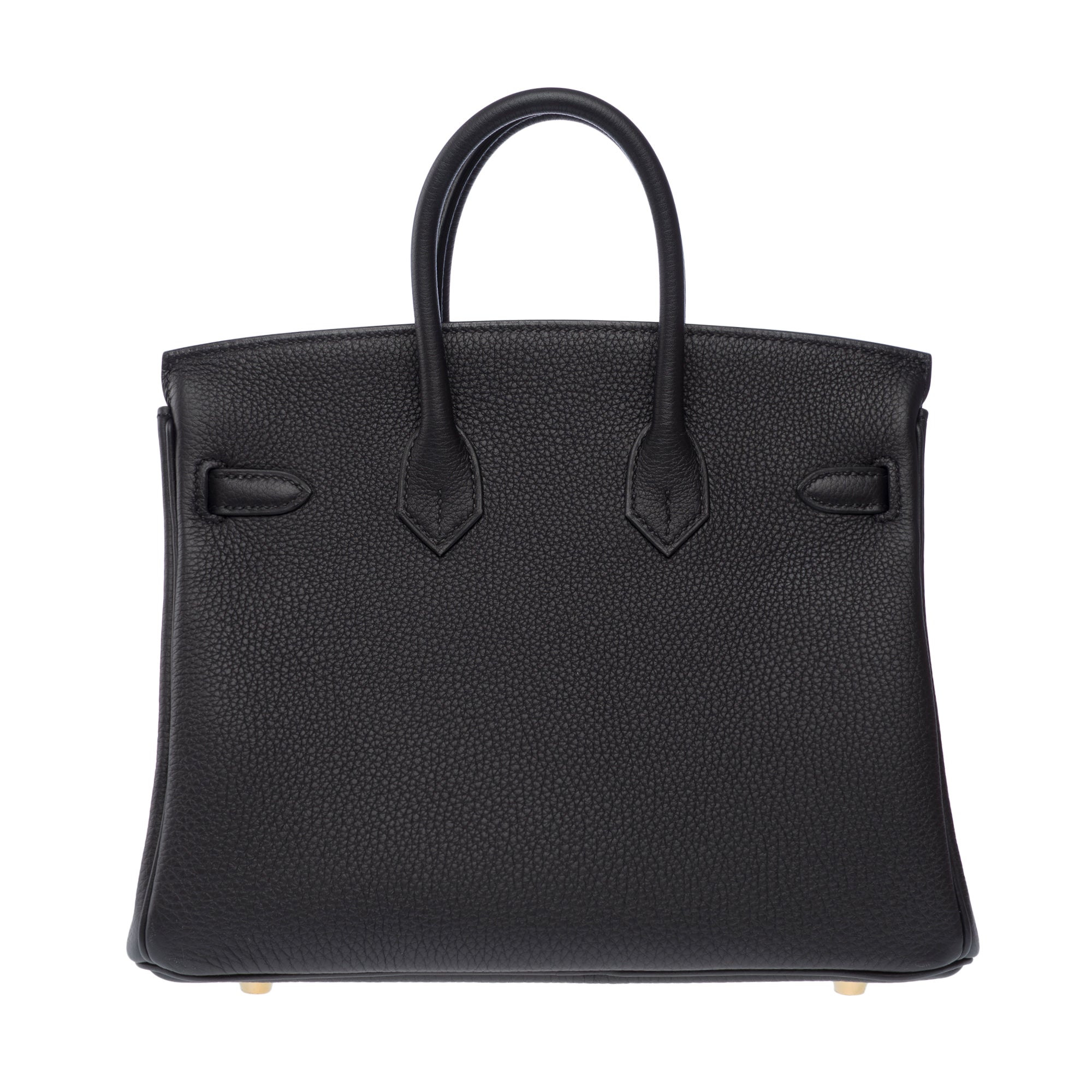 Sac HERMES Birkin 25 en Cuir Noir - 103426