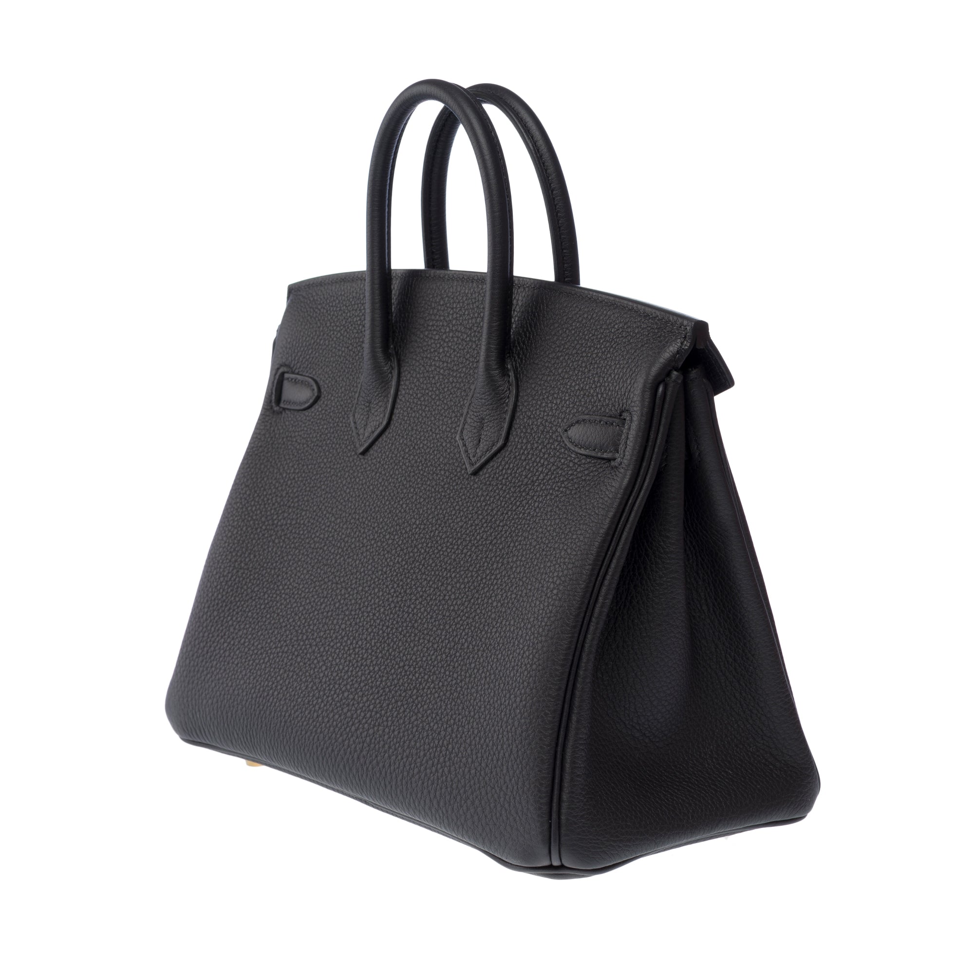 Sac HERMES Birkin 25 en Cuir Noir - 103426