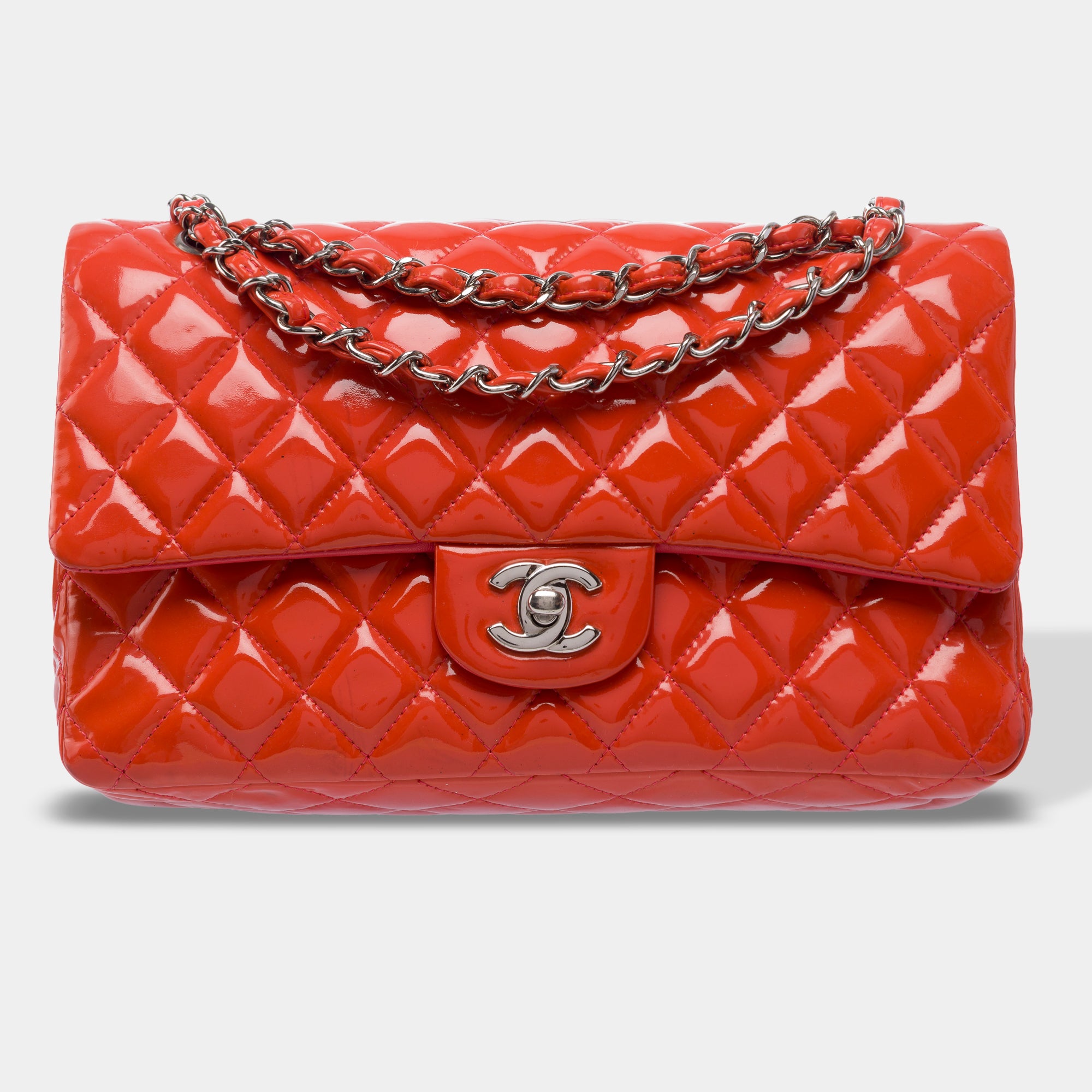 Sac CHANEL Timeless/Classique en Cuir Orange - 103427
