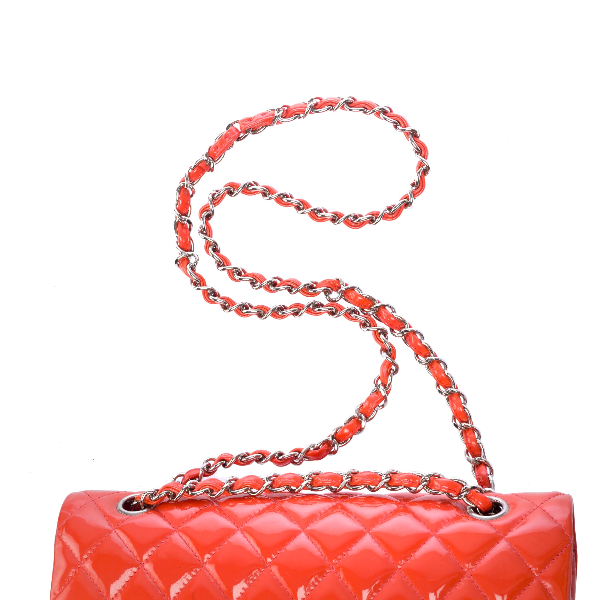 Sac CHANEL Timeless/Classique en Cuir Orange - 103427