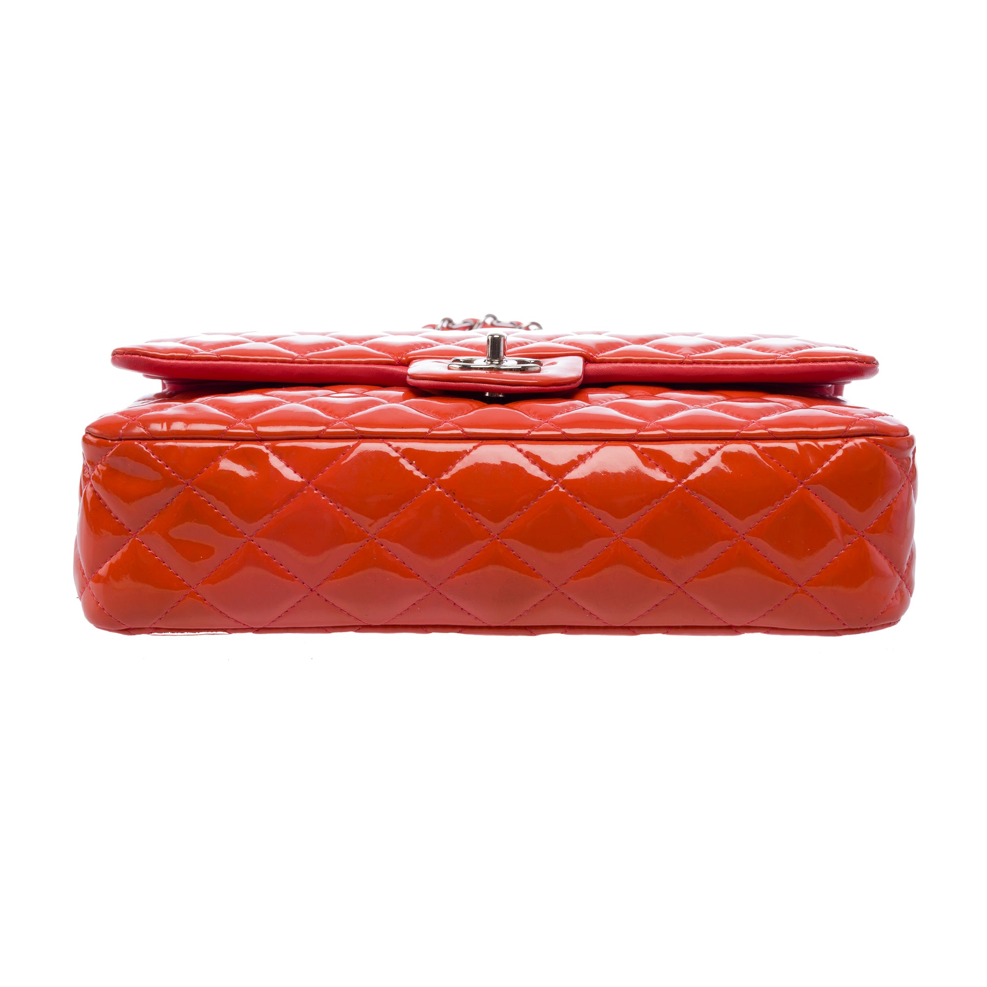 Sac CHANEL Timeless/Classique en Cuir Orange - 103427
