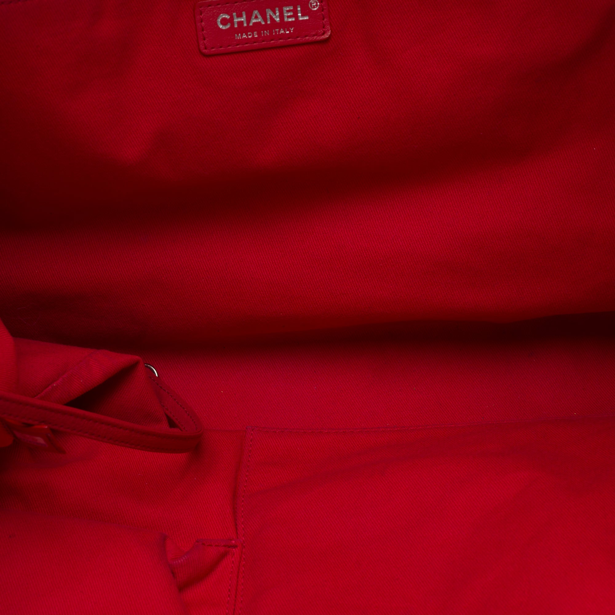 Sac CHANEL Deauville en Tweed Rouge - 103429