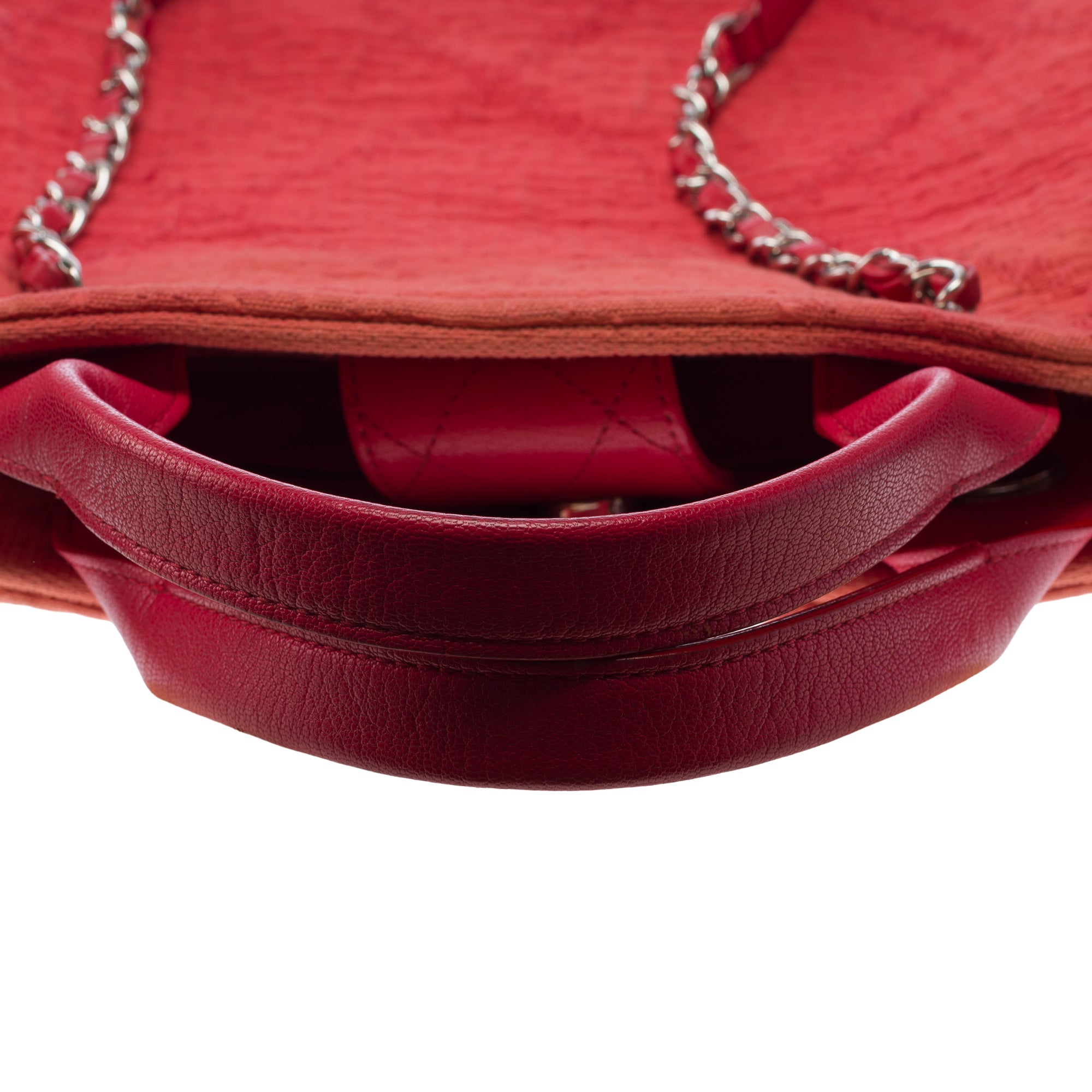 Sac CHANEL Deauville en Tweed Rouge - 103429