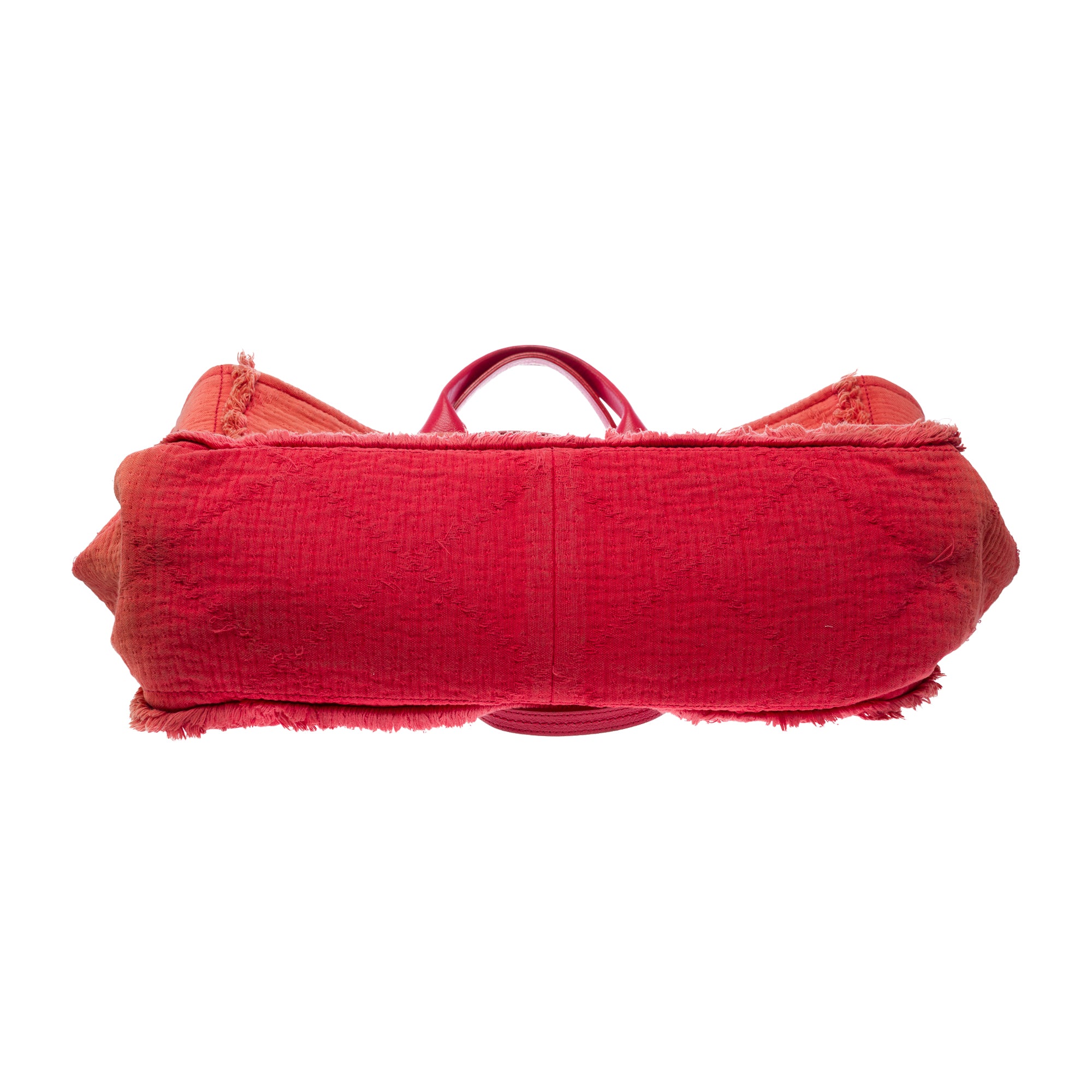 Sac CHANEL Deauville en Tweed Rouge - 103429