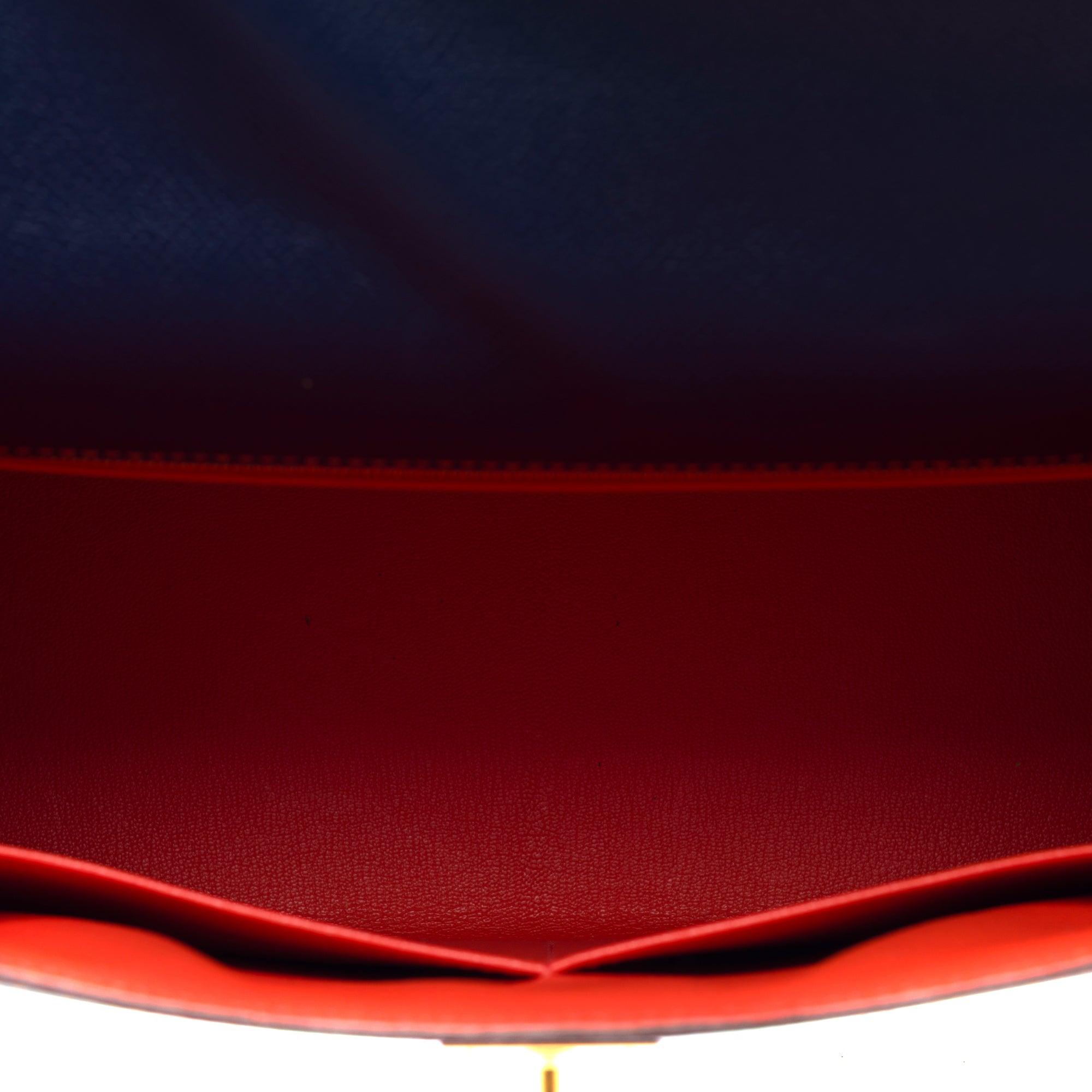 Sac HERMES Kelly 32 en Cuir Bleu - 103430