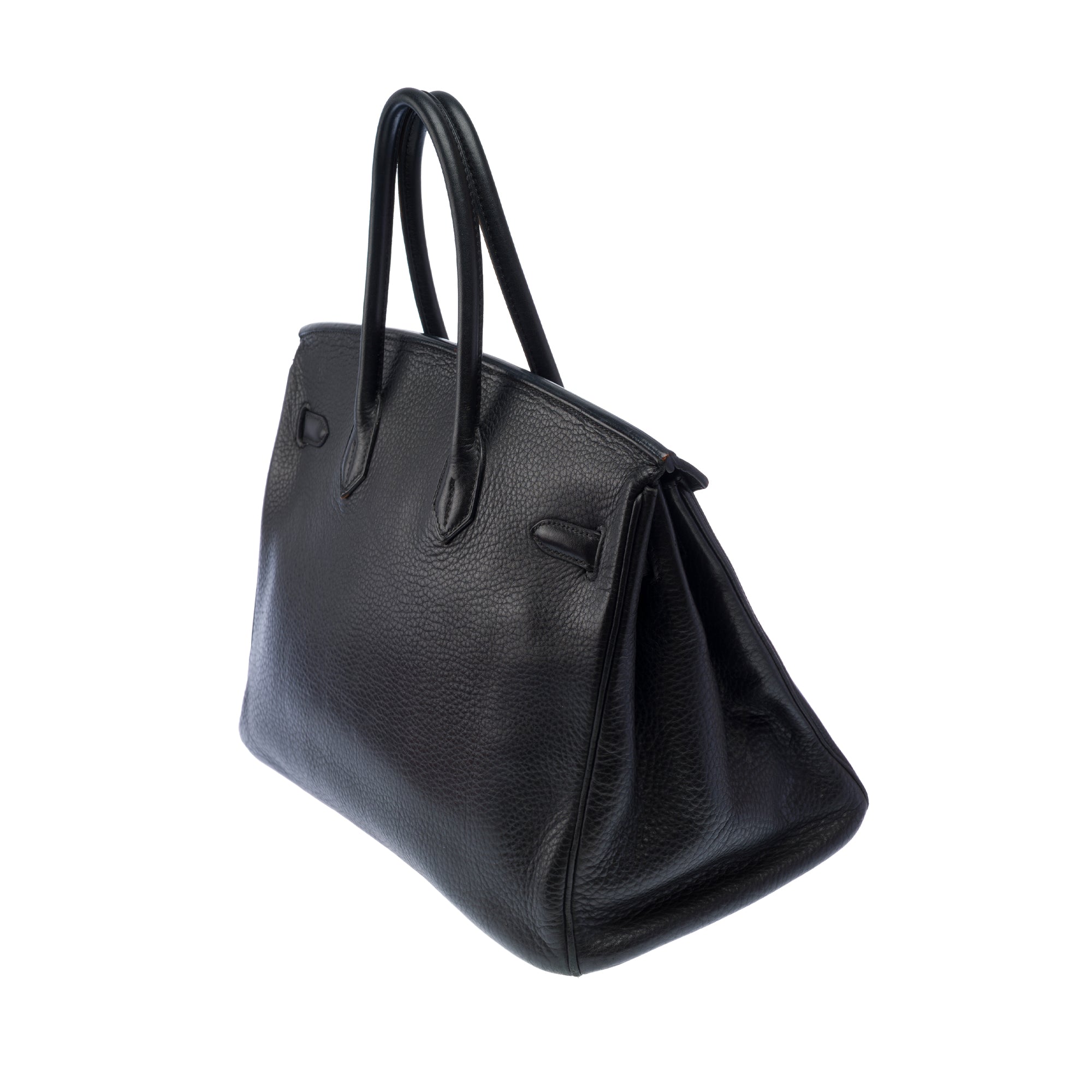 Sac HERMES Birkin 35 en Cuir Noir - 103432