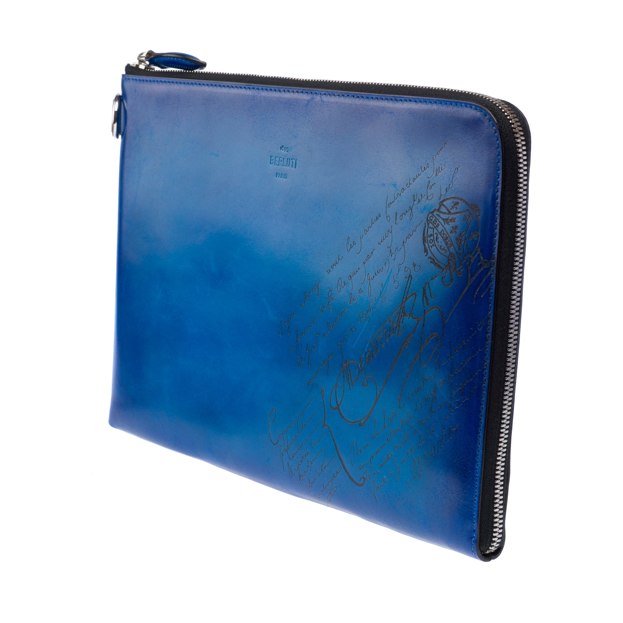 Sac NON SIGNE / UNSIGNED en Cuir Bleu - 103447