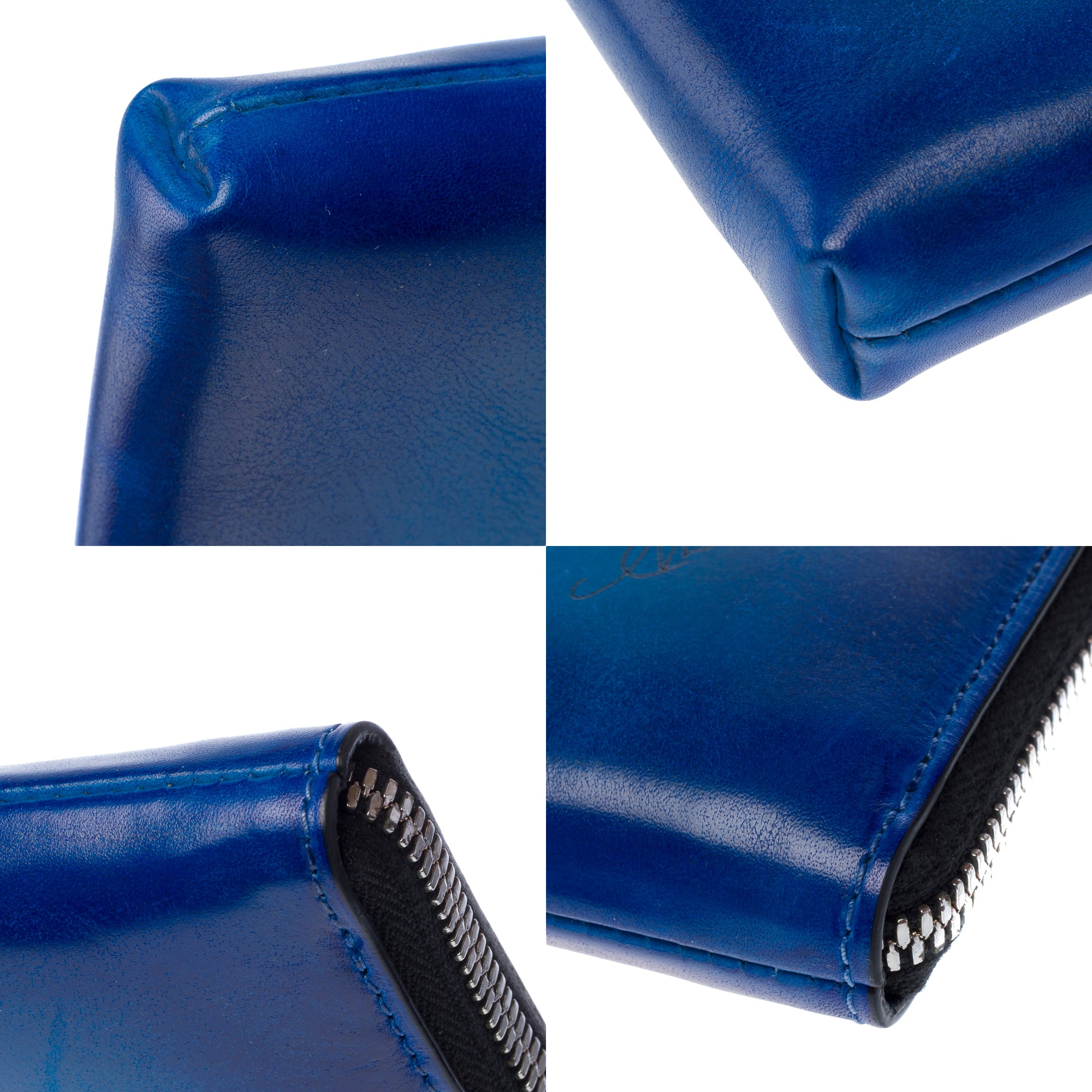 Sac NON SIGNE / UNSIGNED en Cuir Bleu - 103447