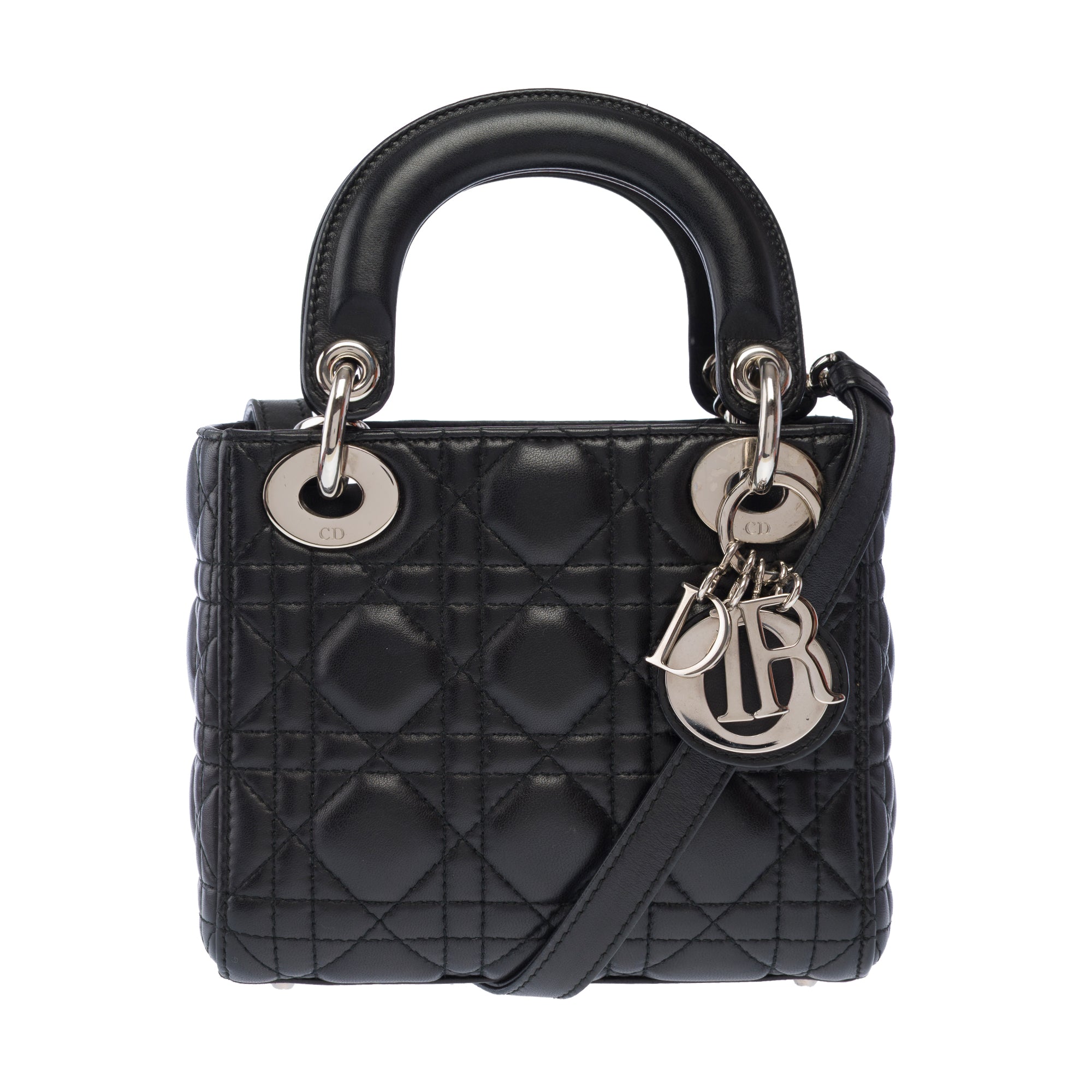 Sac DIOR Lady Dior en Cuir Noir - 103453
