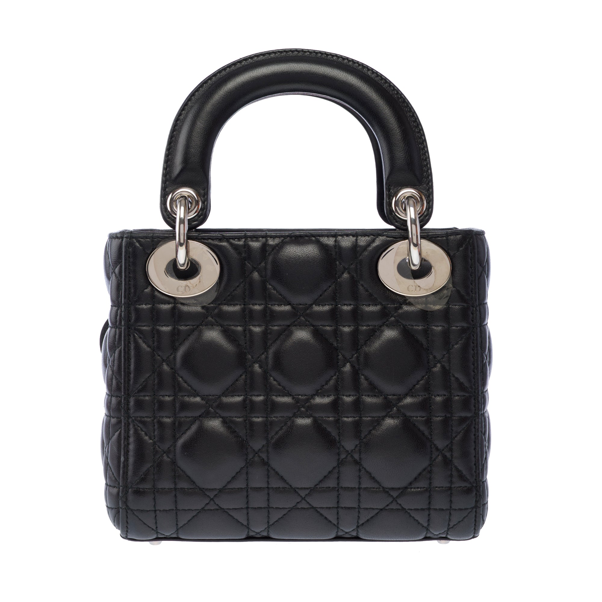 Sac DIOR Lady Dior en Cuir Noir - 103453