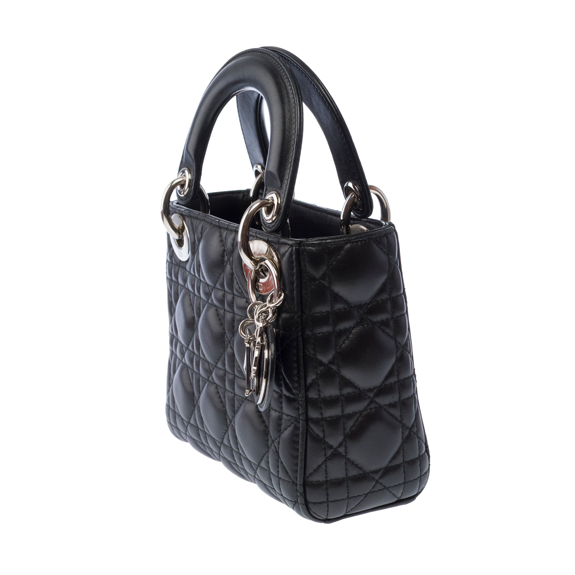 Sac DIOR Lady Dior en Cuir Noir - 103453