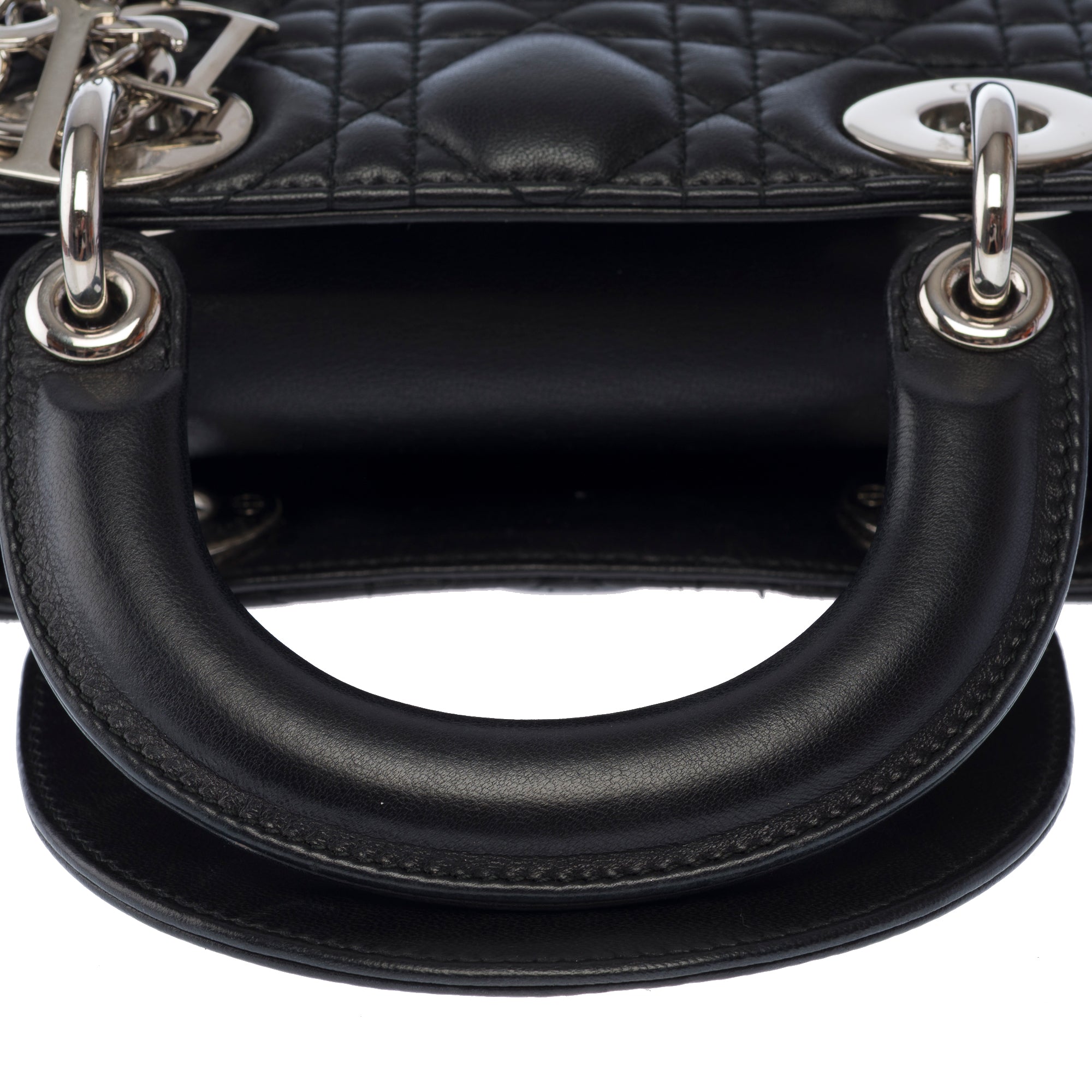 Sac DIOR Lady Dior en Cuir Noir - 103453