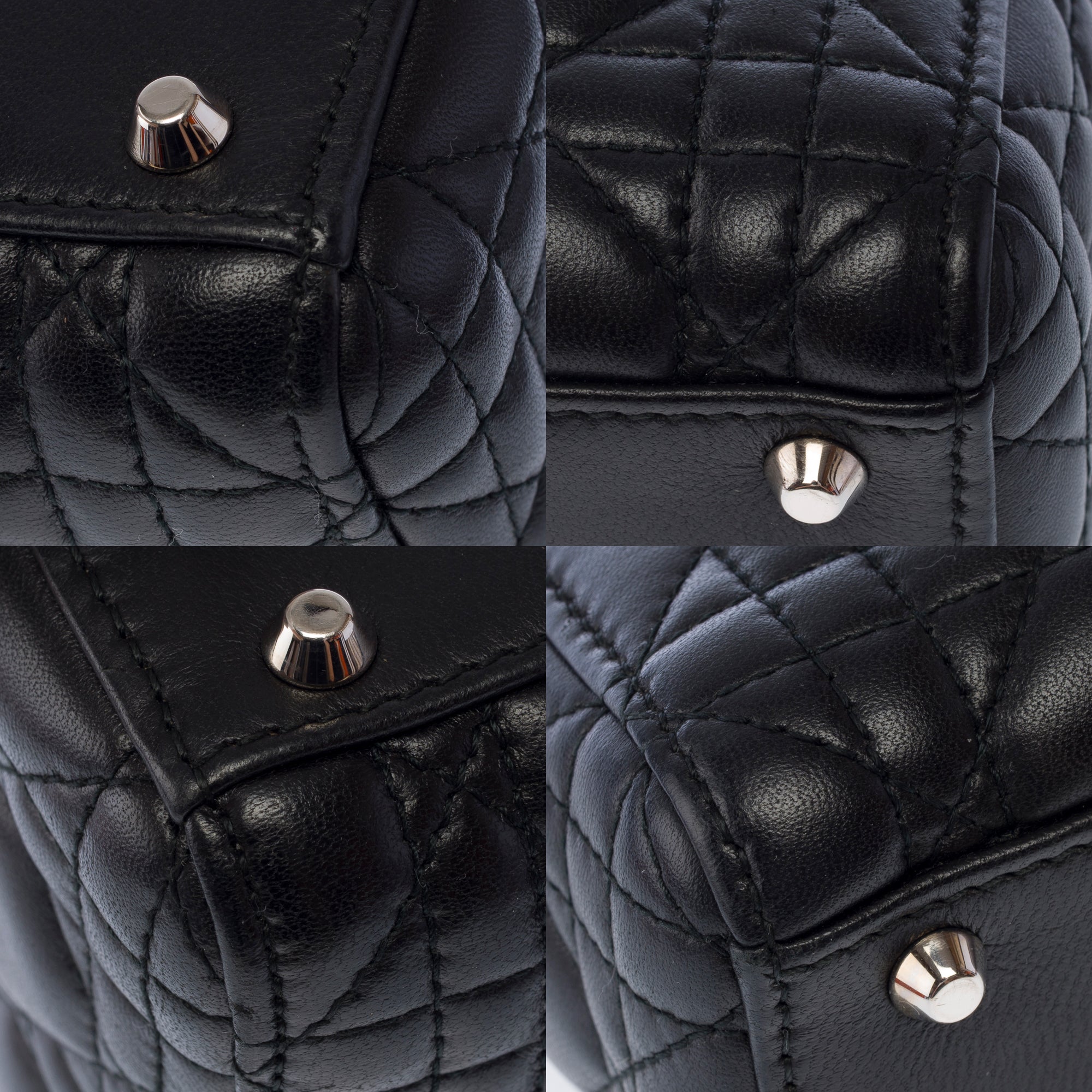 Sac DIOR Lady Dior en Cuir Noir - 103453