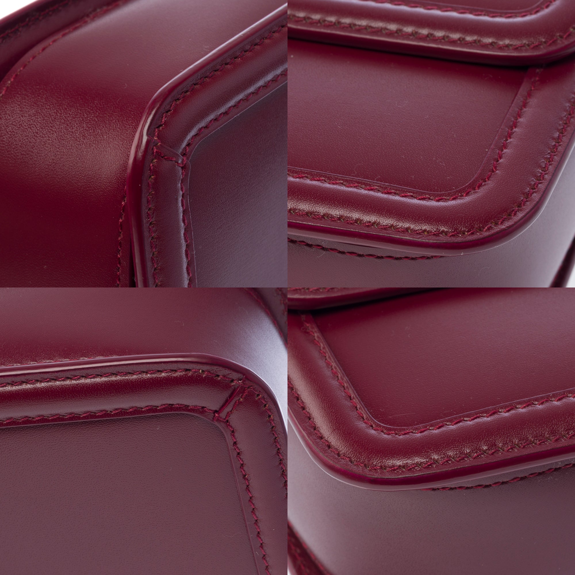 Sac YVES SAINT LAURENT en Cuir Bordeaux - 103446