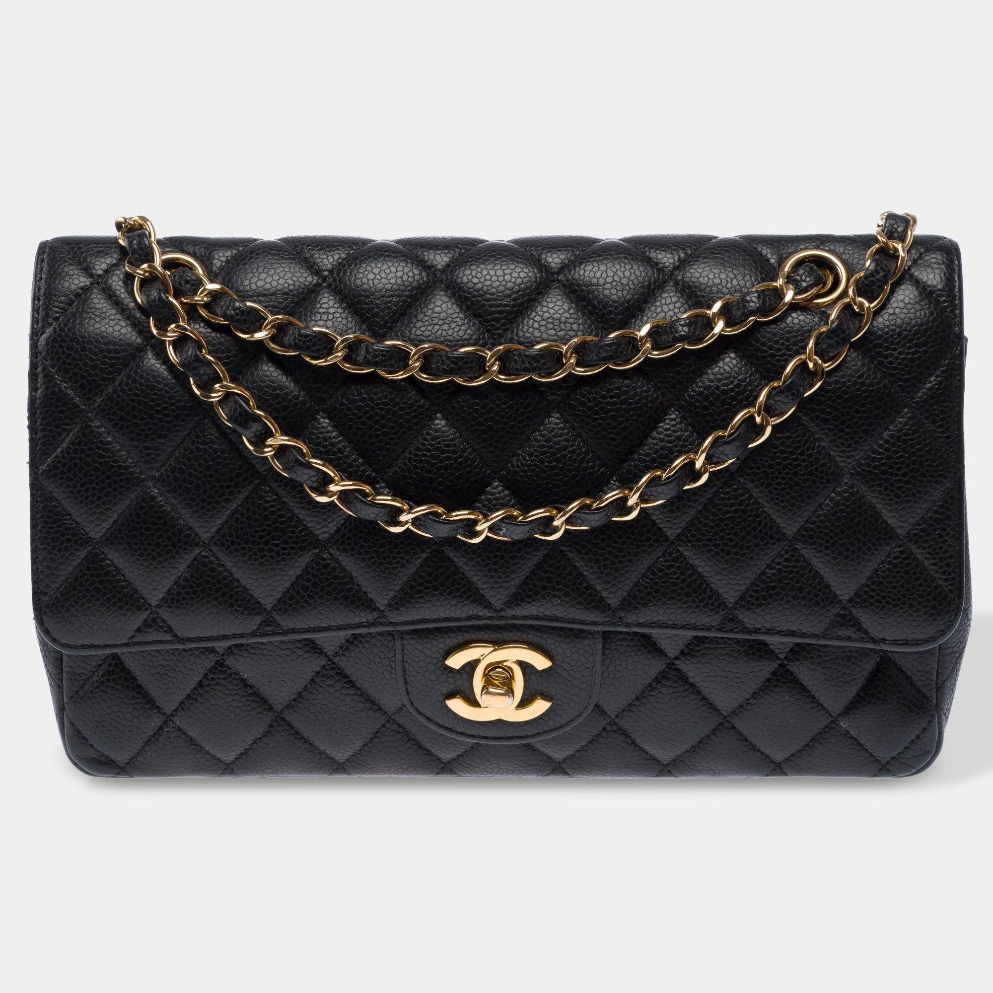 Sac CHANEL Timeless/Classique en Cuir Noir - 103437