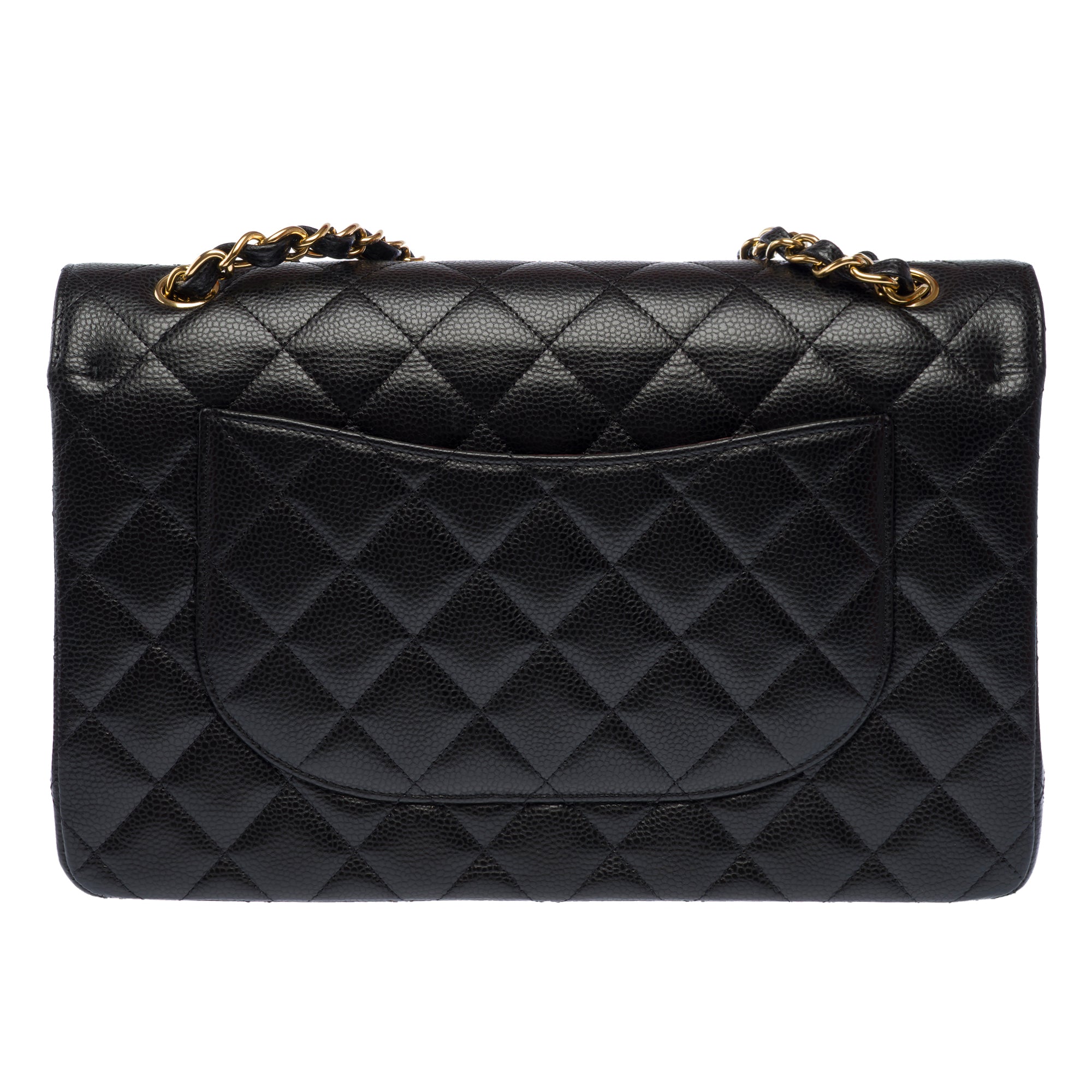 Sac CHANEL Timeless/Classique en Cuir Noir - 103468