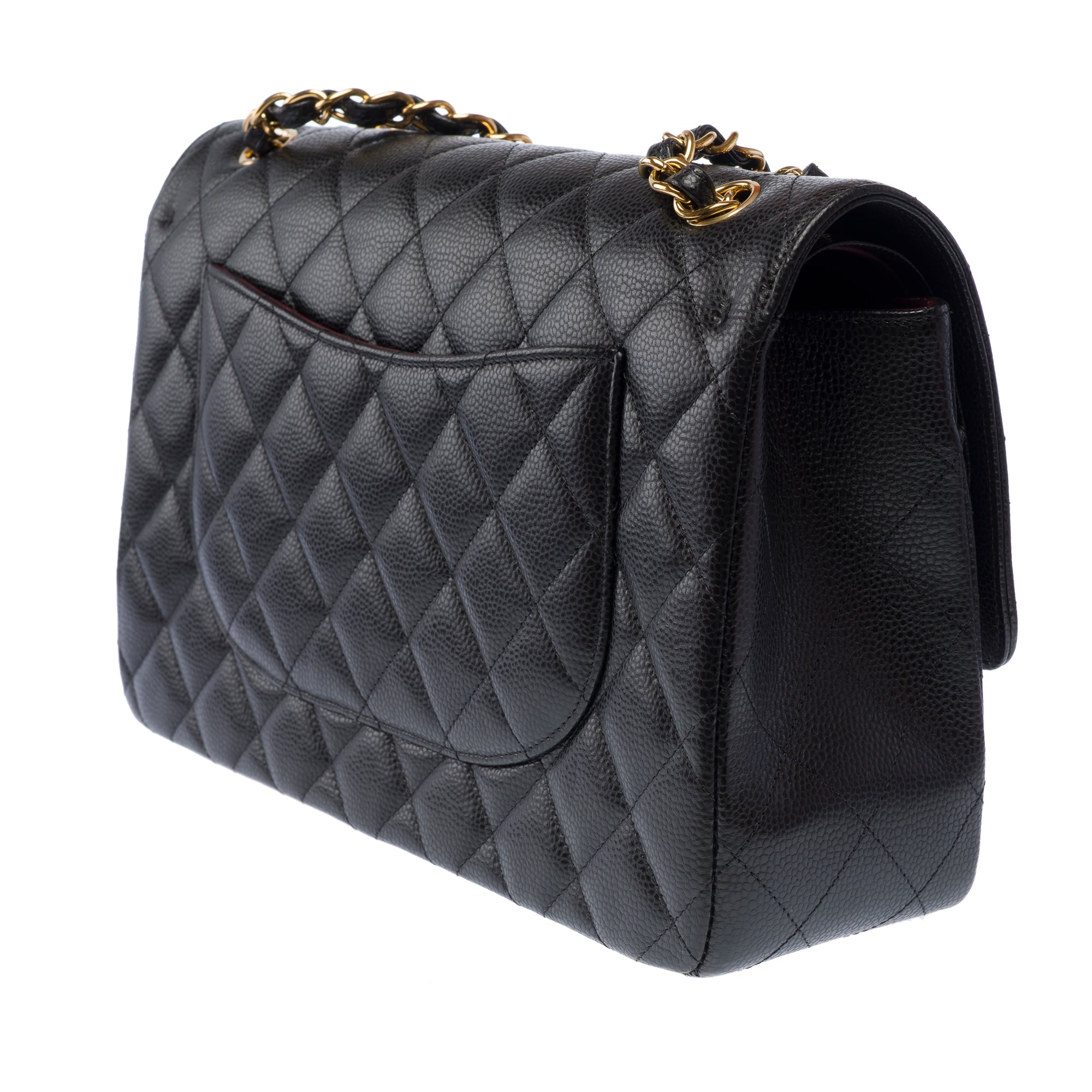 Sac CHANEL Timeless/Classique en Cuir Noir - 103468