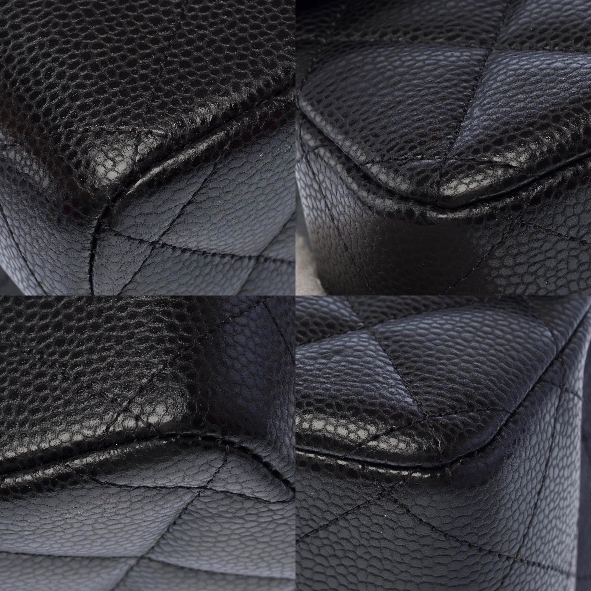Sac CHANEL Timeless/Classique en Cuir Noir - 103468