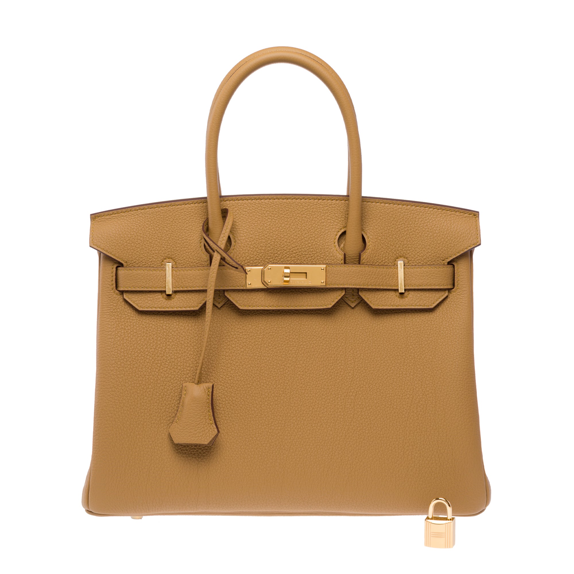 Sac HERMES Birkin 30 en Cuir Beige - 103465