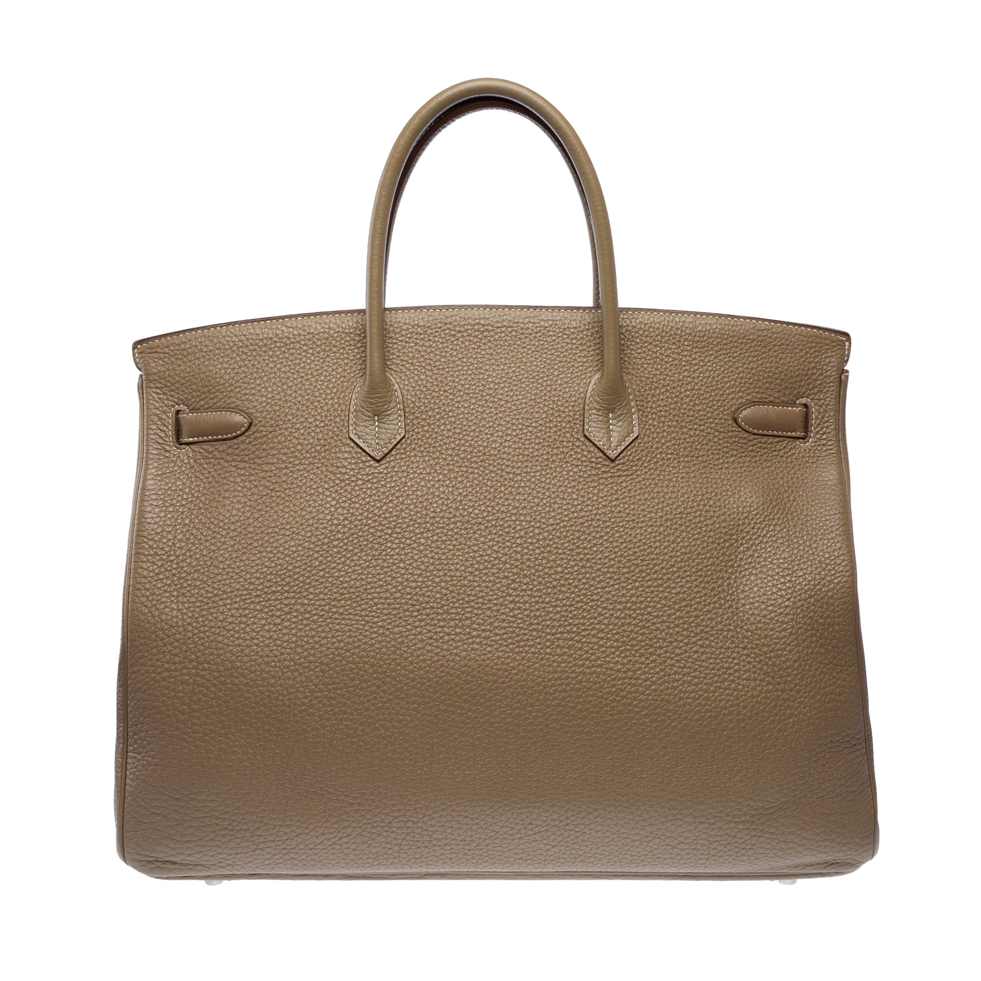 Sac HERMES Birkin 40 en Cuir Étoupe - 103388