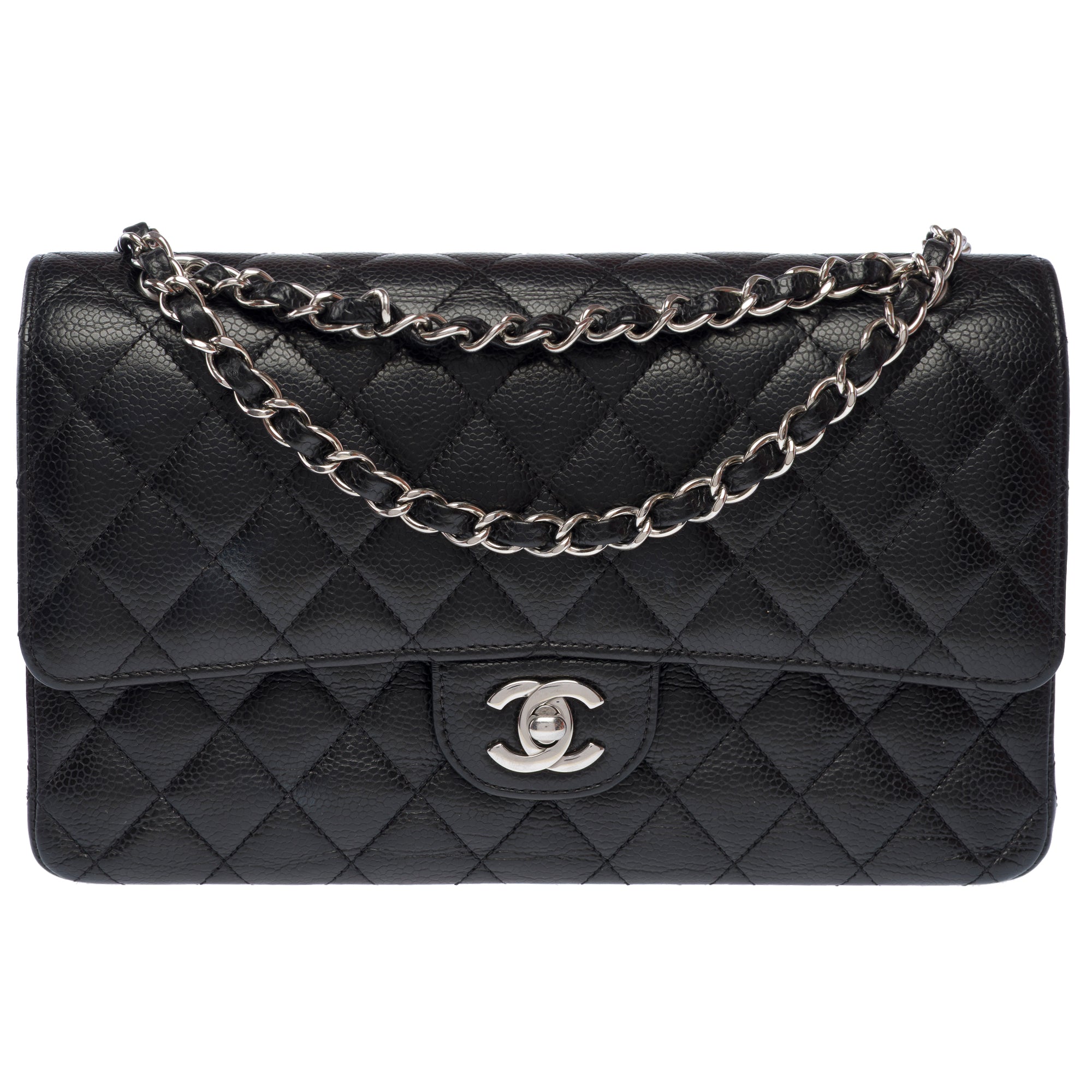 Sac CHANEL Timeless/Classique en Cuir Noir - 103459