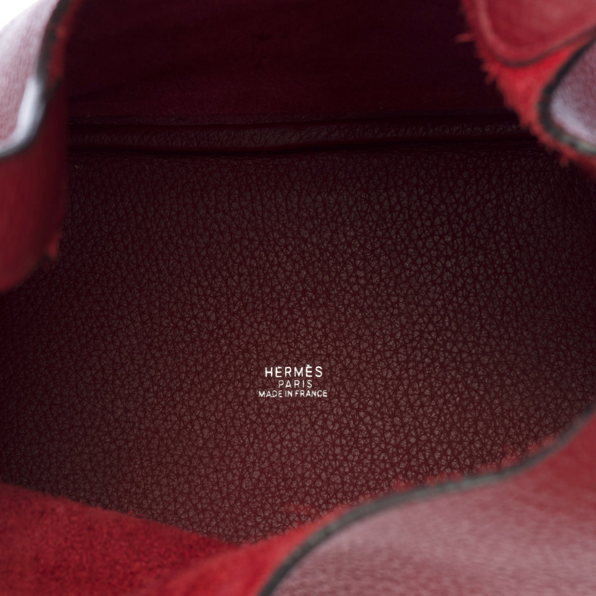 Sac HERMES Picotin en Cuir Bordeaux - 103462
