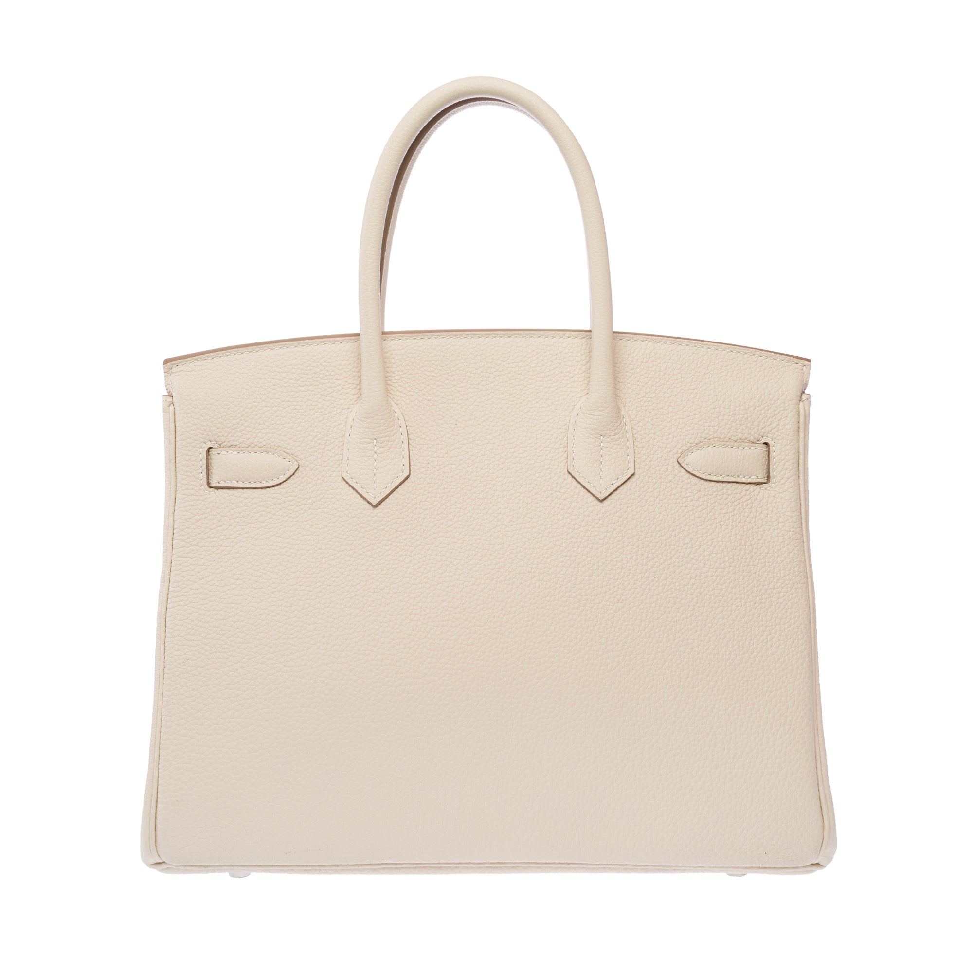 Sac HERMES Birkin 30 en Cuir Blanc - 103472