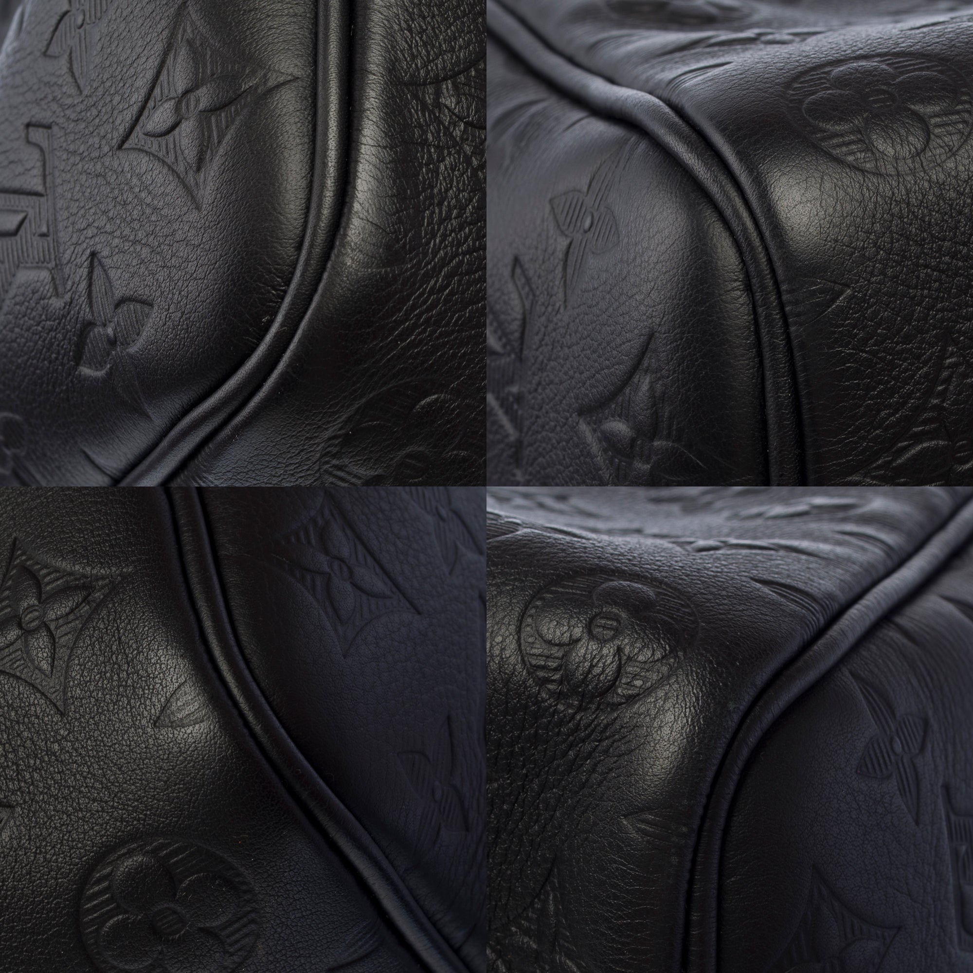 Sac LOUIS VUITTON Keepall en Cuir Noir - 103482