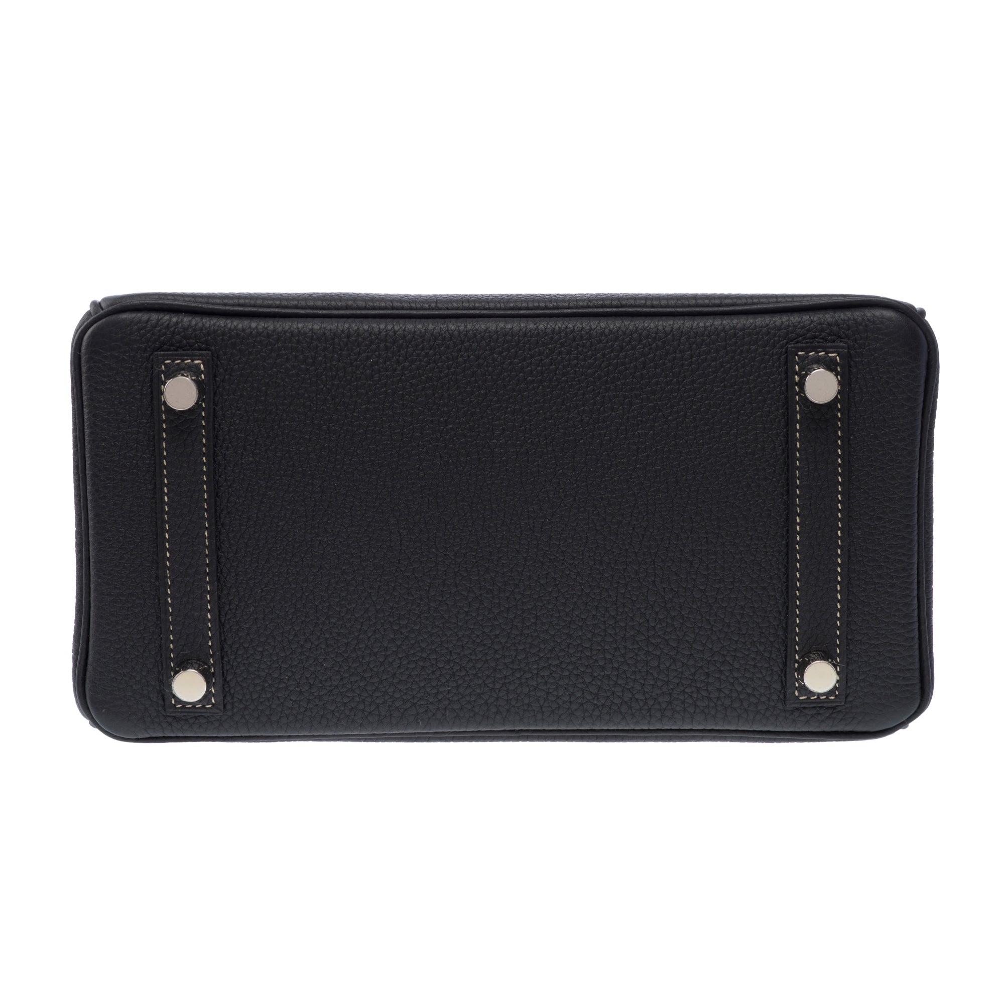 Sac HERMES Birkin 25 en Cuir Noir - 103470