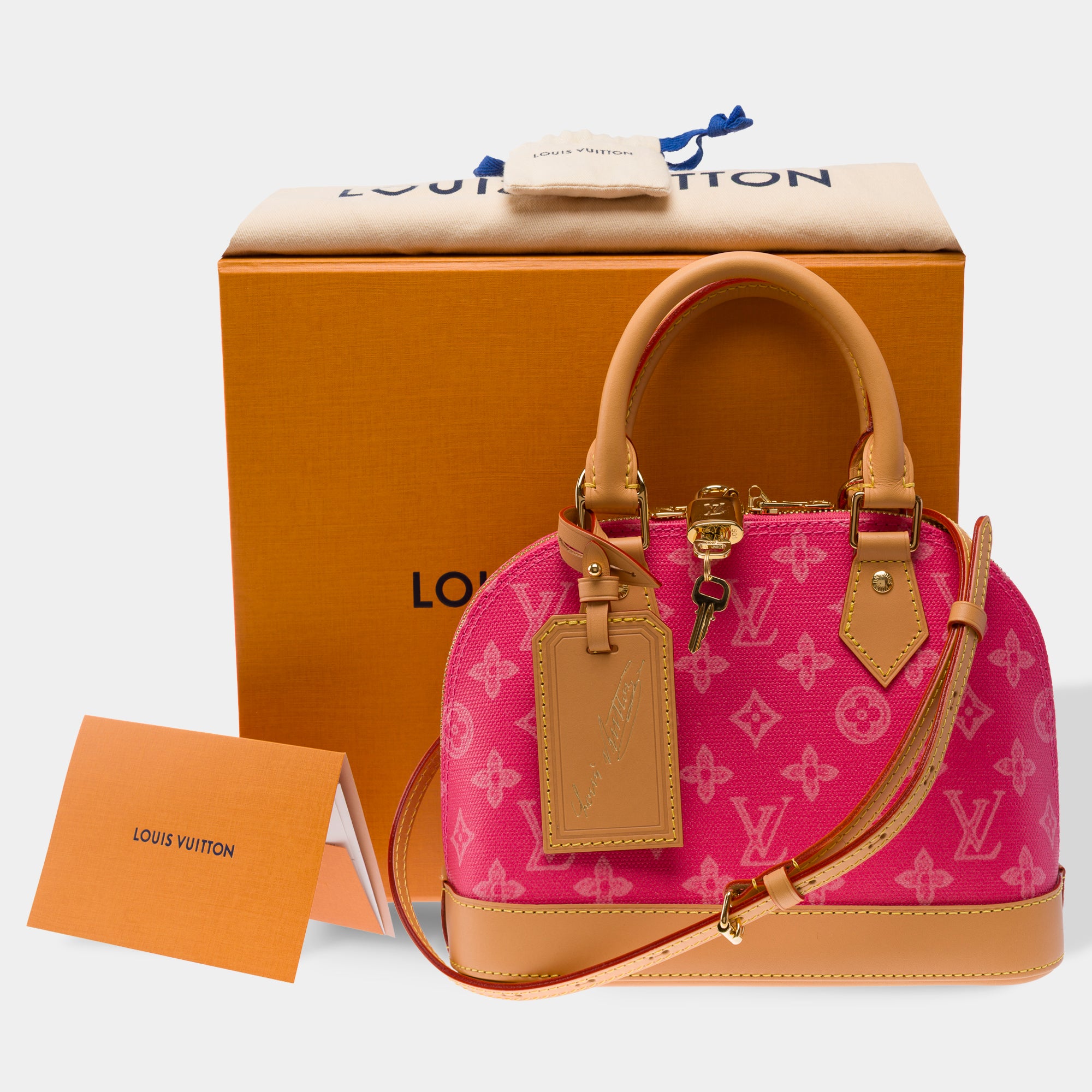 Sac LOUIS VUITTON Alma BB en Toile Rose - 103478