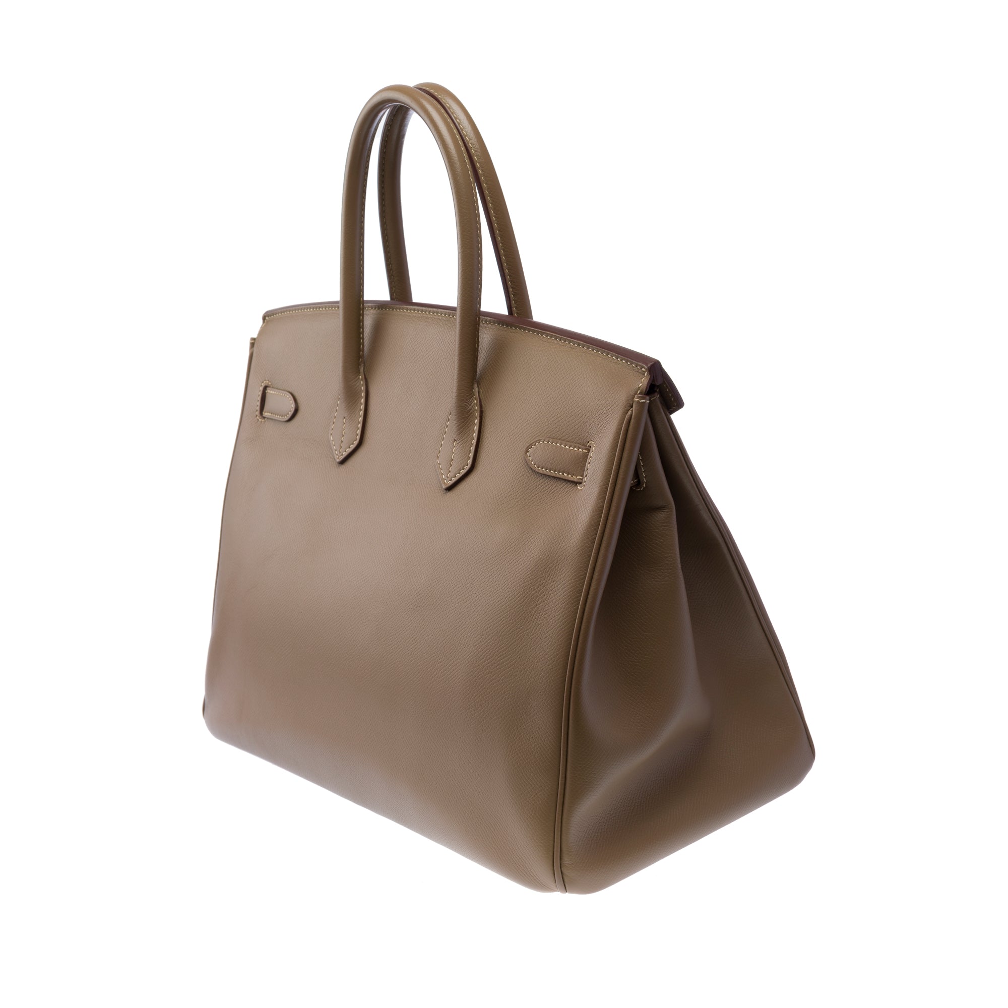 Sac HERMES Birkin 35 en Cuir Étoupe - 103484
