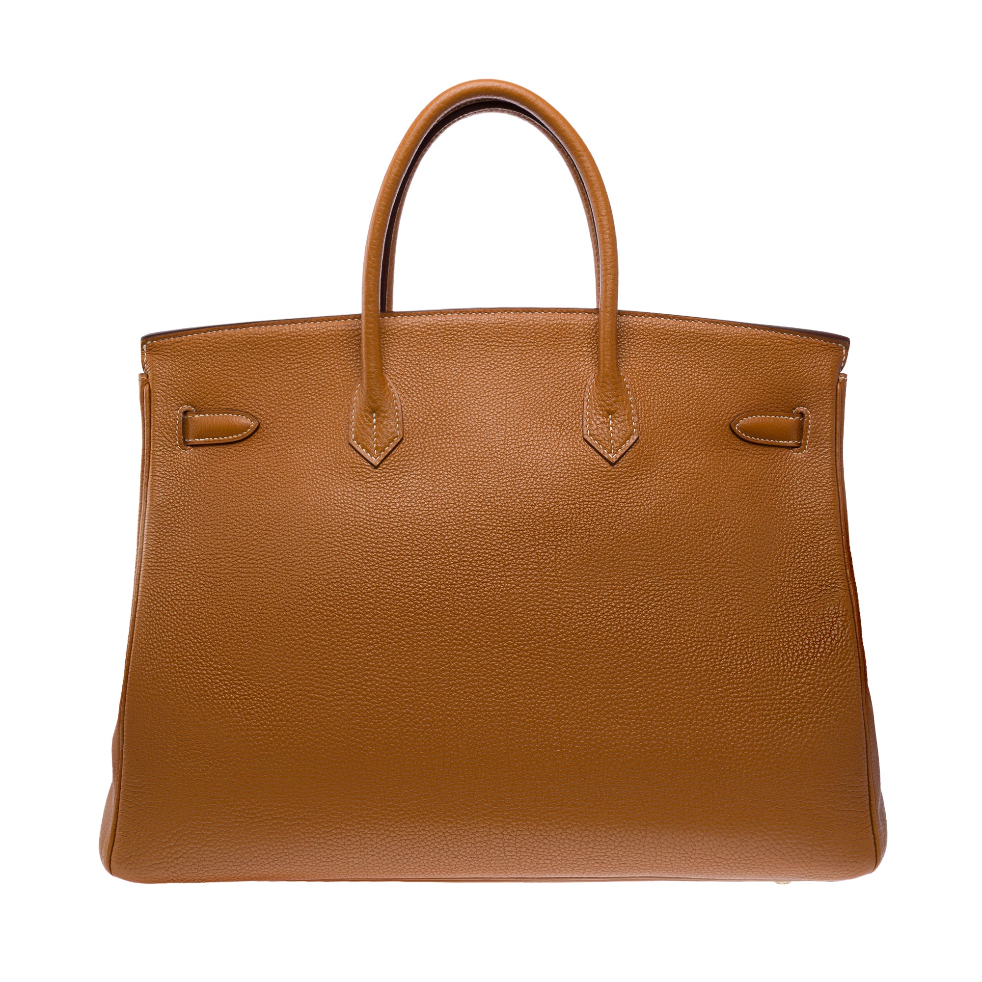 Sac HERMES Birkin 40 en Cuir Doré - 103387