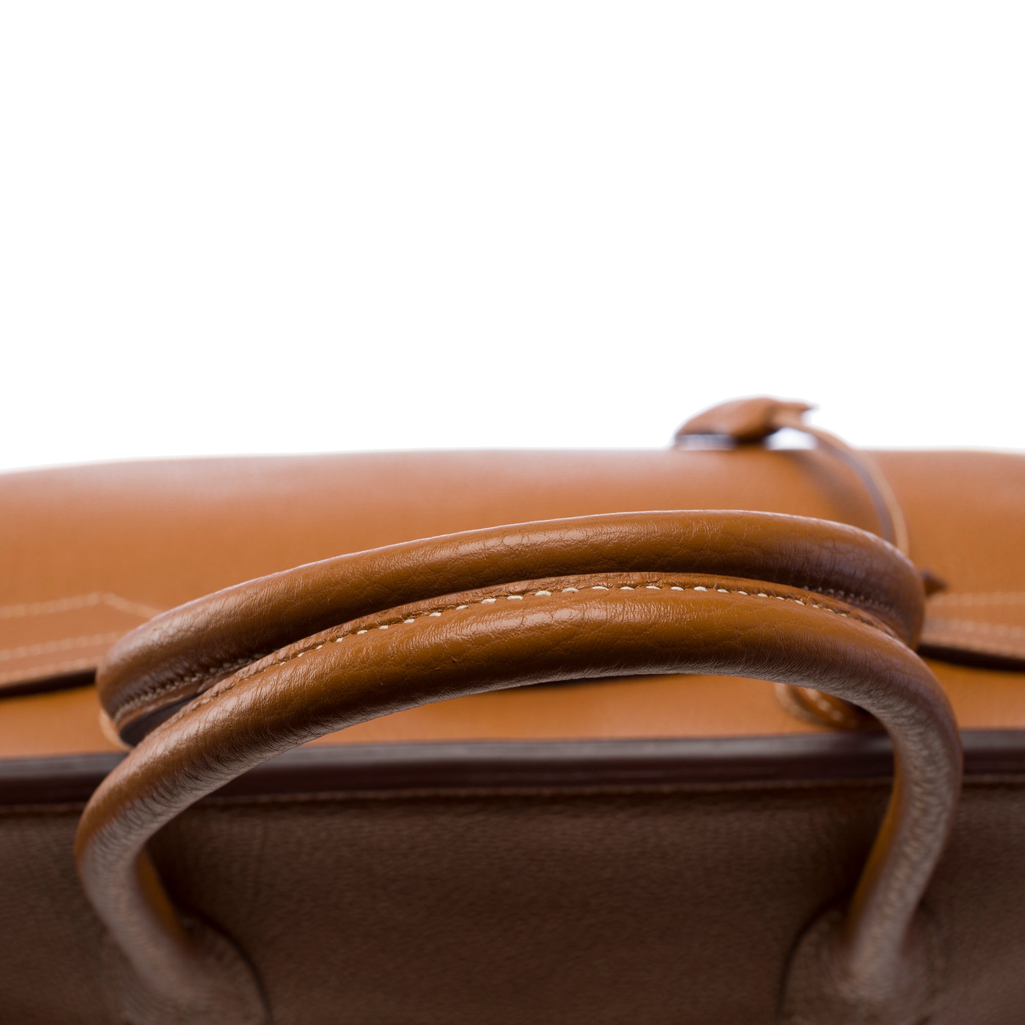 Sac HERMES Birkin 40 en Cuir Doré - 103387
